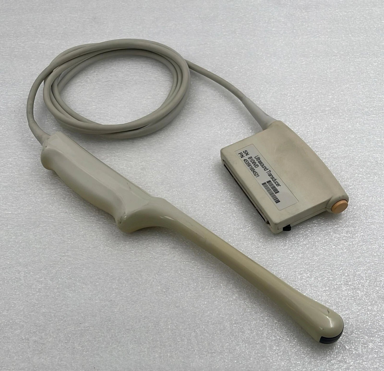 Philips C8-4v ultrasound probe handle and connector view