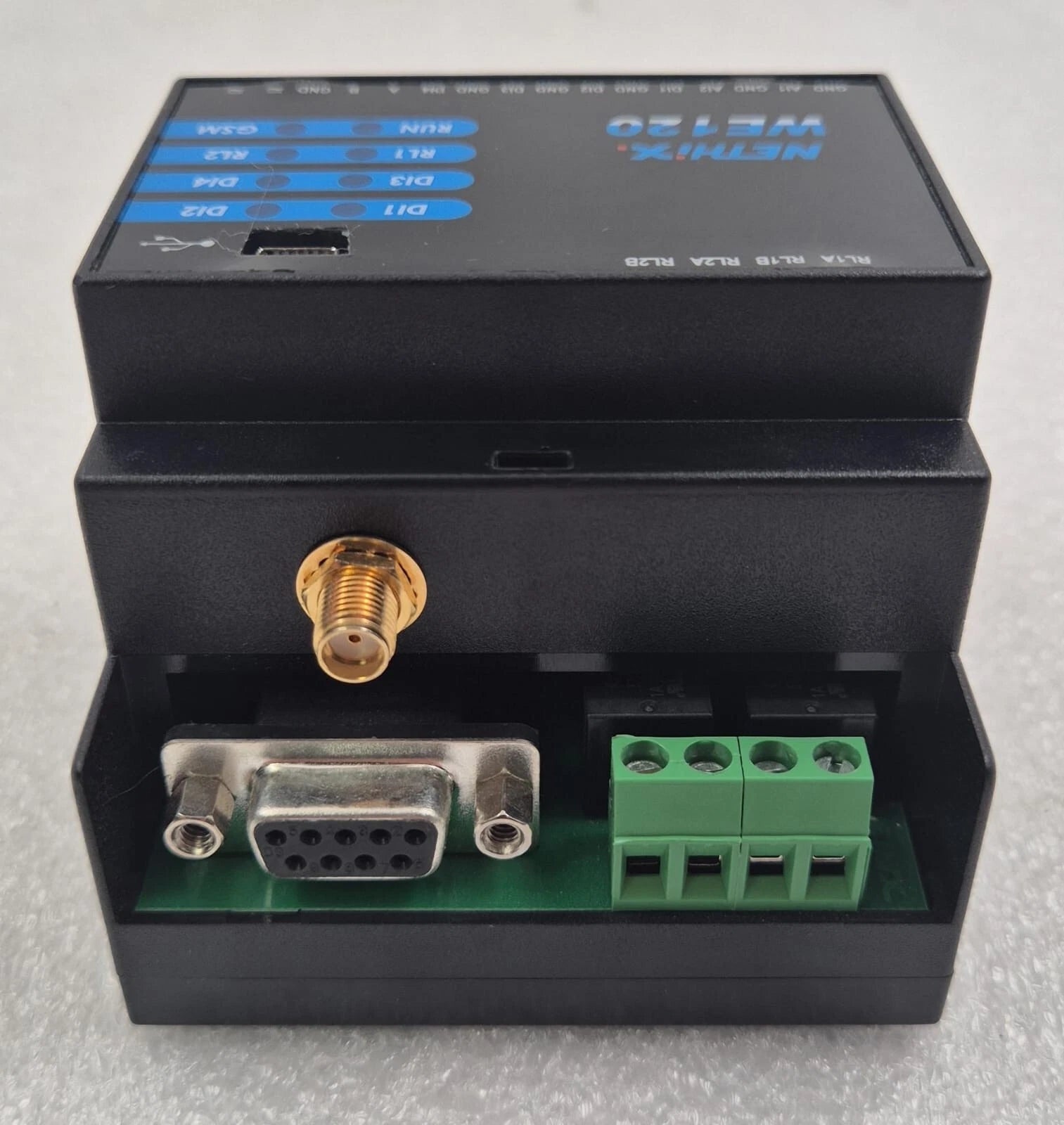 NETHIX WE120 90.01.001 IoT GSM/SMS Compact Remote Control & Monitoring Device