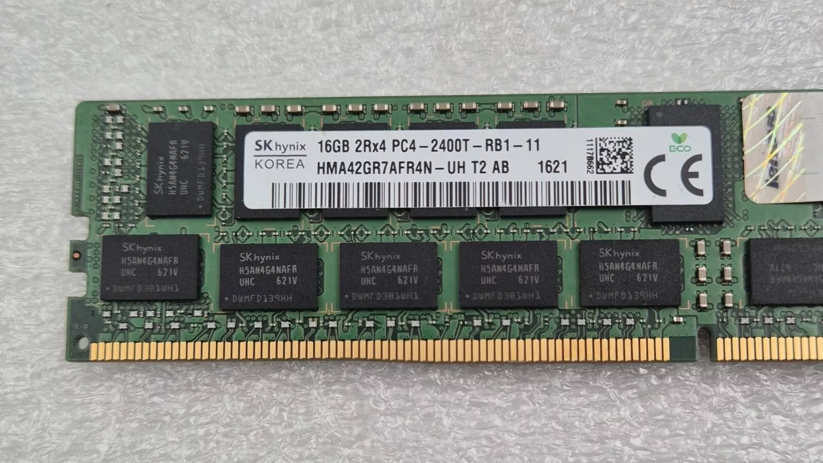 [LOT 4] SK hynix HMA42GR7AFR4N-UH 16GB 2Rx4 PC4-2400T ECC REG SERVER Memory RAM