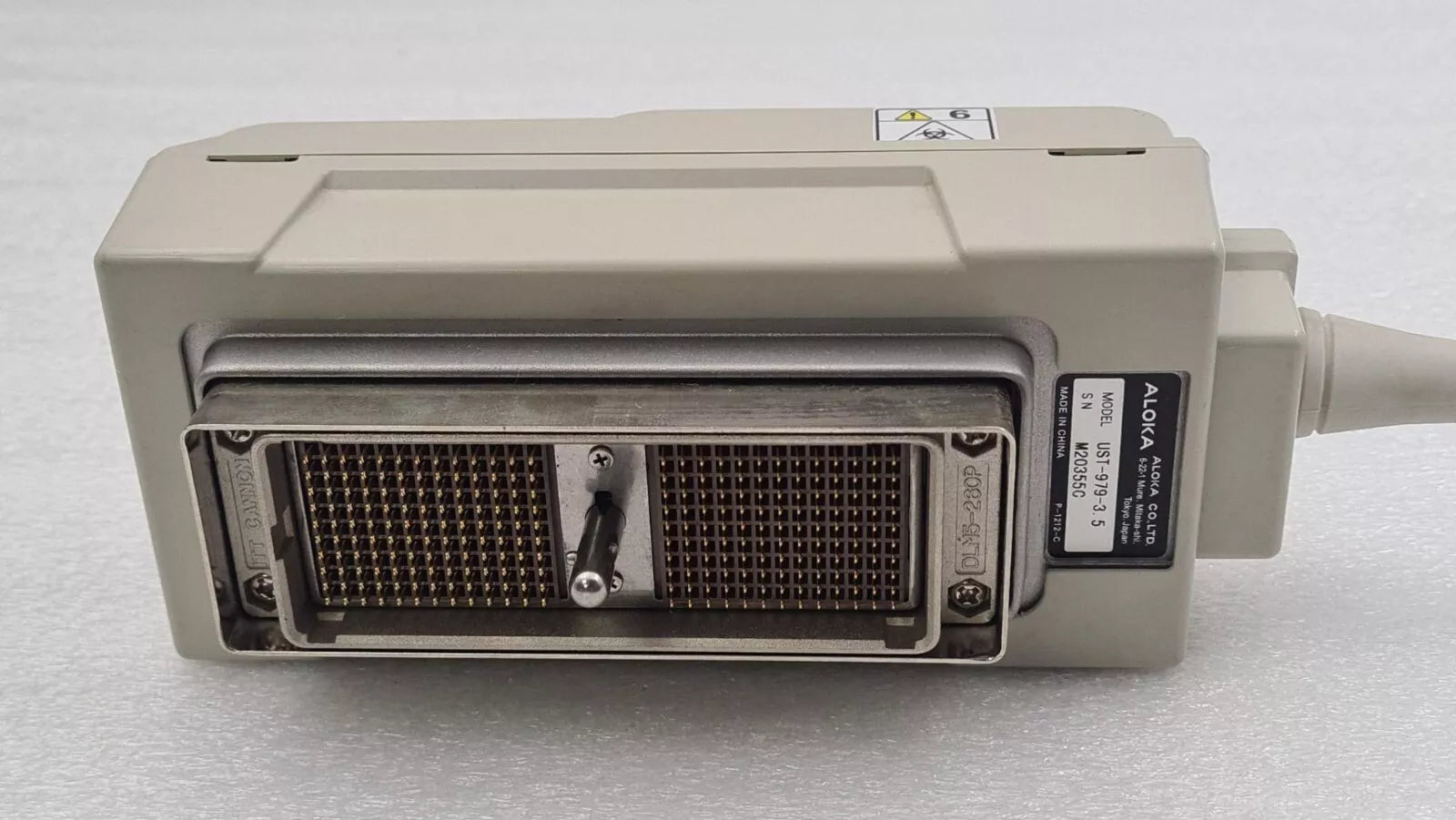 Aloka UST-979-3.5 Convex Array Ultrasound Transducer Probe 3.5 MHz