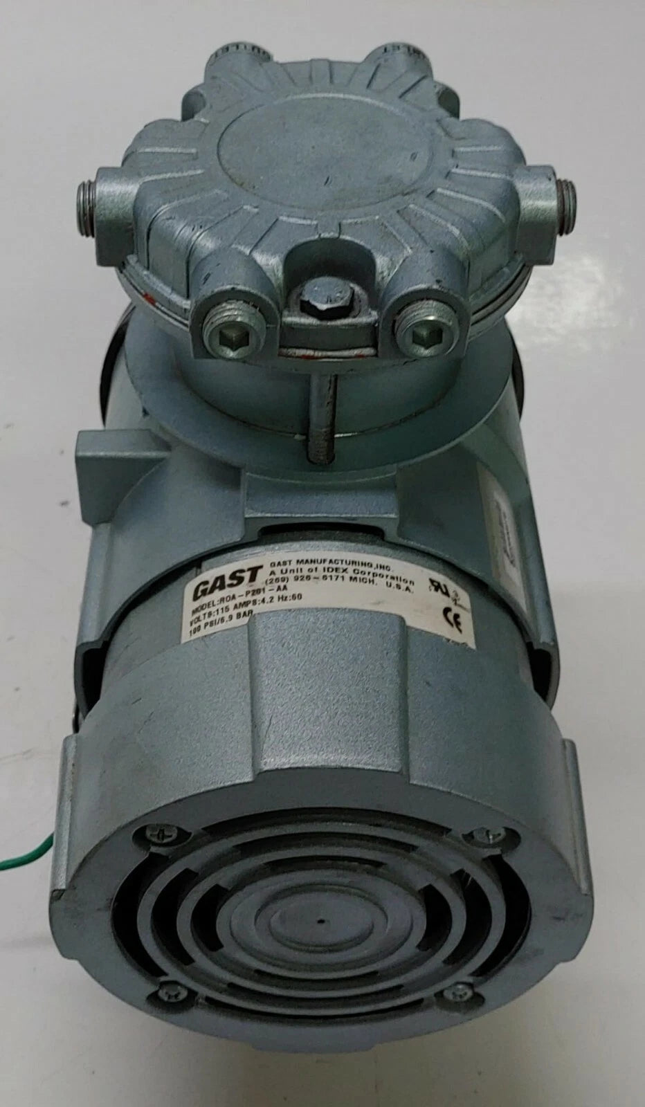 ROC-R GAST Model: ROA-P201-AA 115Volts 4.2Amps 60HZ 100PSI/6.9BAR ROCK-R