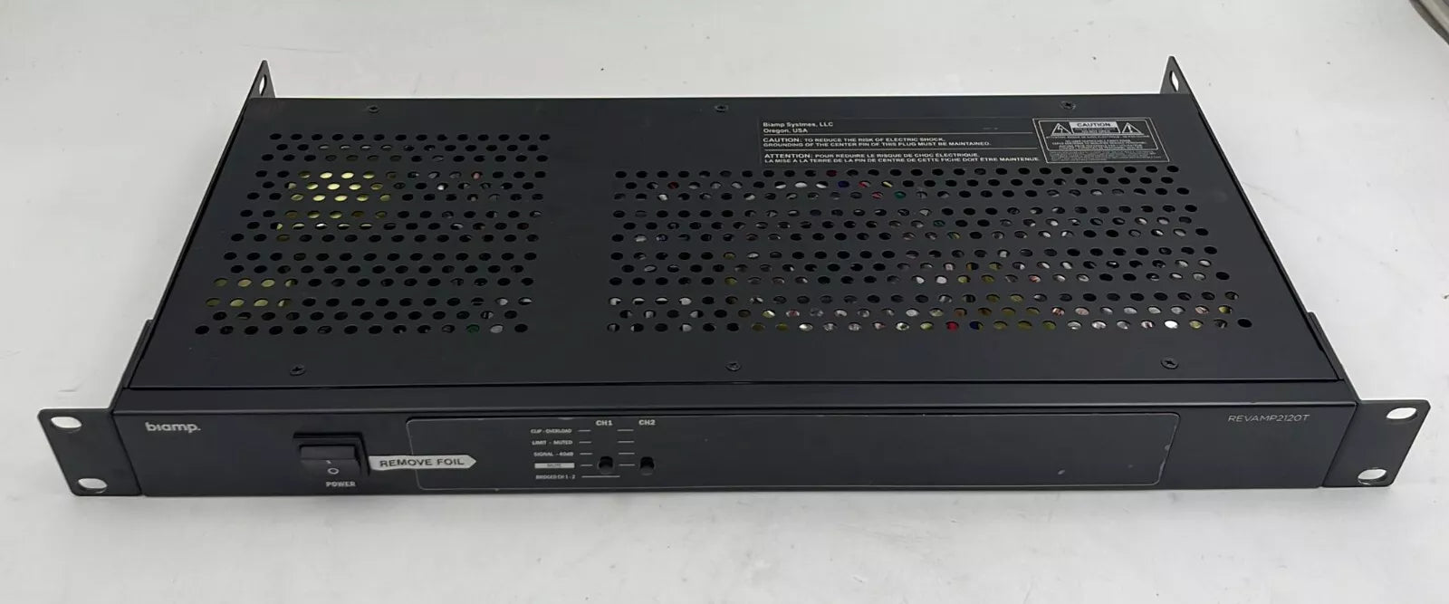 Biamp REVAMP 2120T 2-Channel Audio Power Digital Amplifier