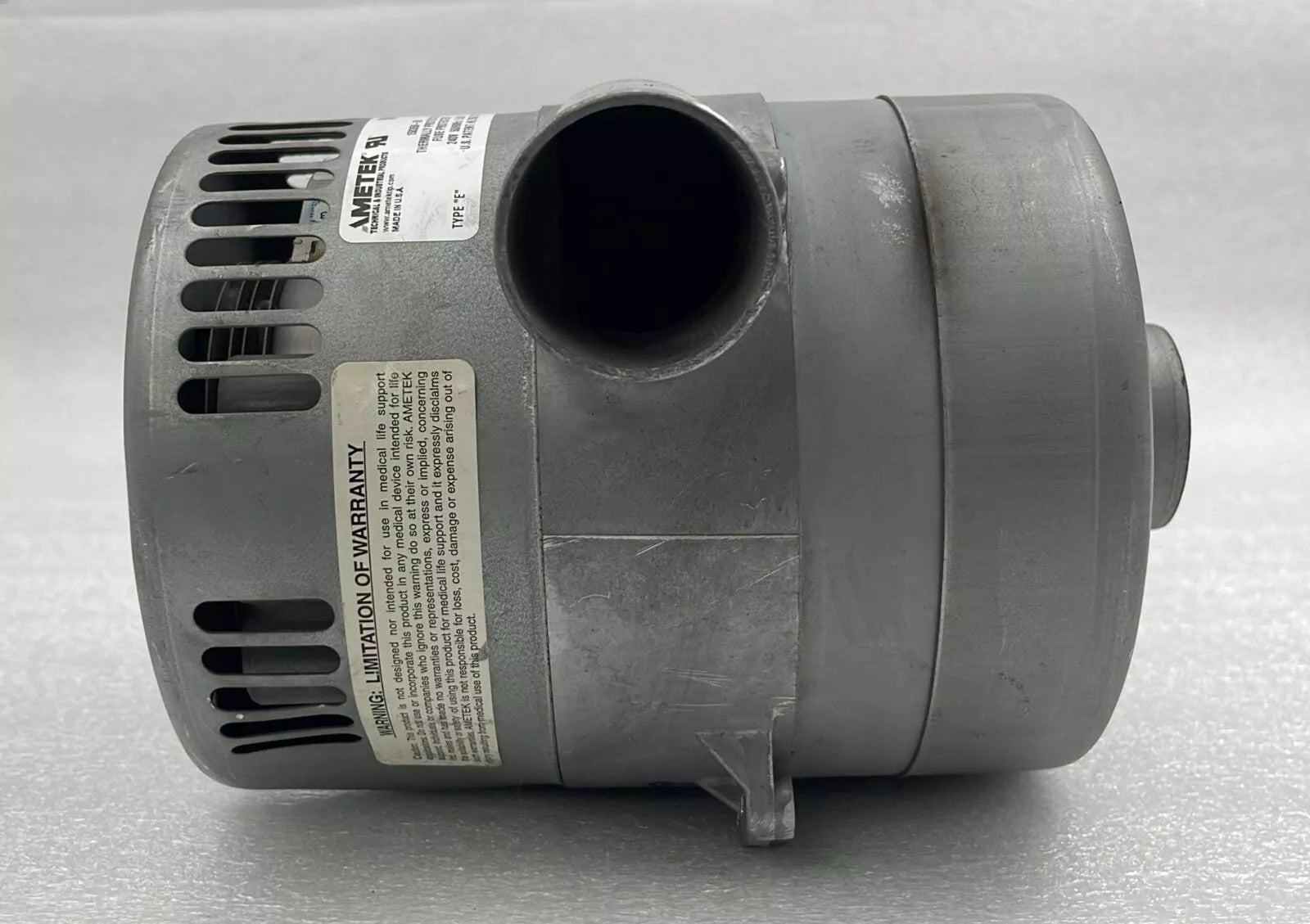 AMETEK Windjammer Brushless Blower 150358-50 Thermally Protected