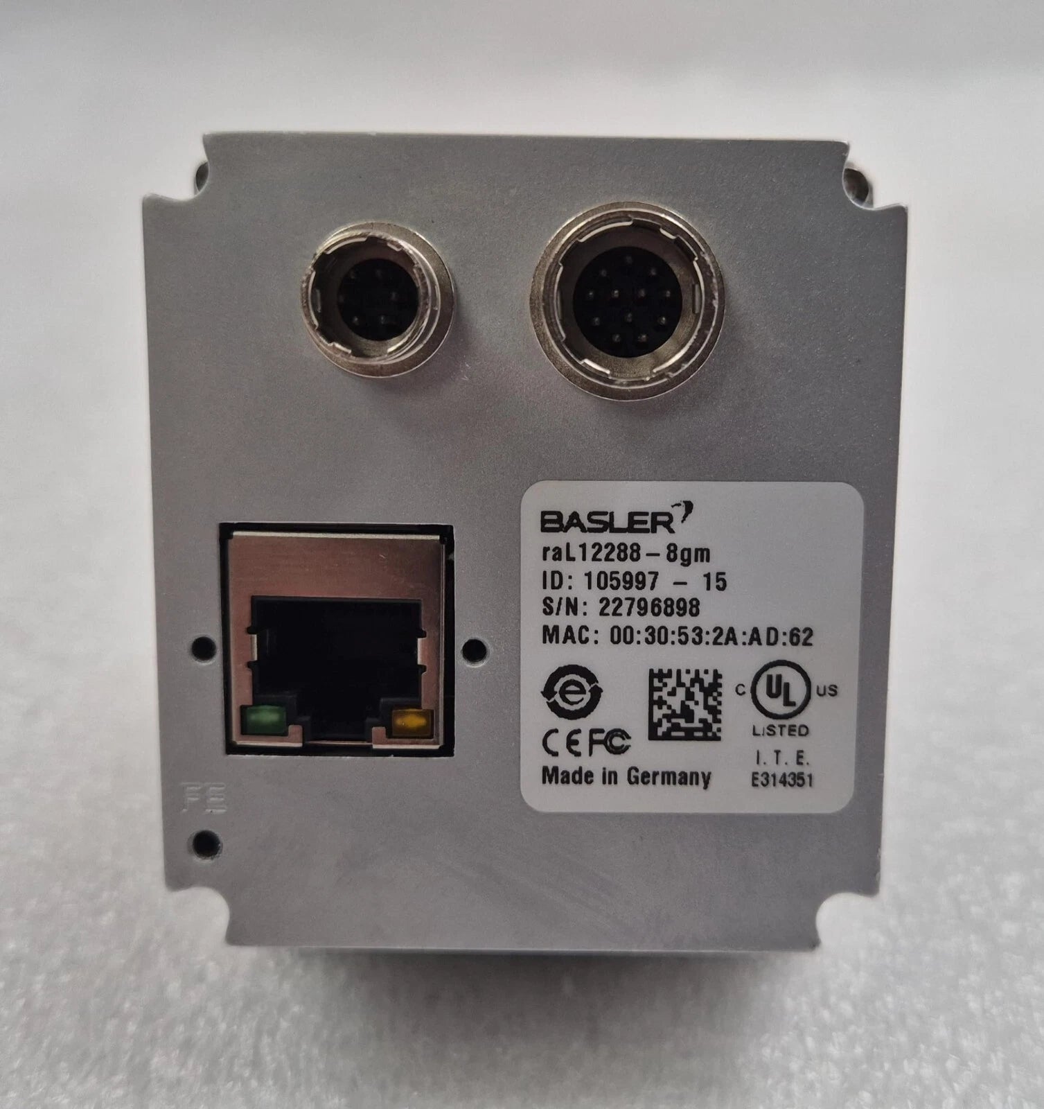 BASLER Industrial Linear Array Camera raL12288-8gm