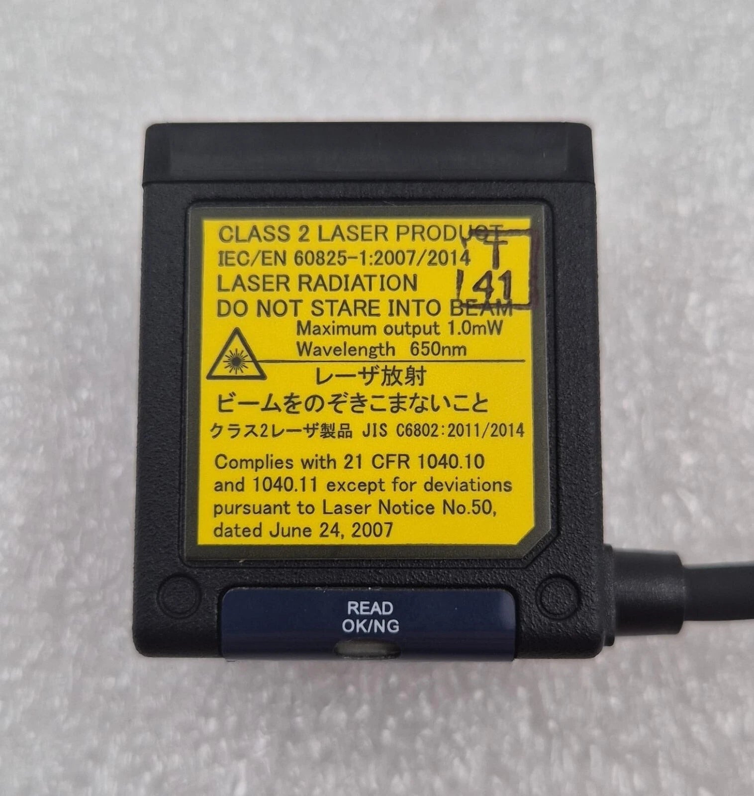 OPTOELECTRONICS OPTICON NLB-1000 Sensor Barcode Reader Laser Scan 650nm