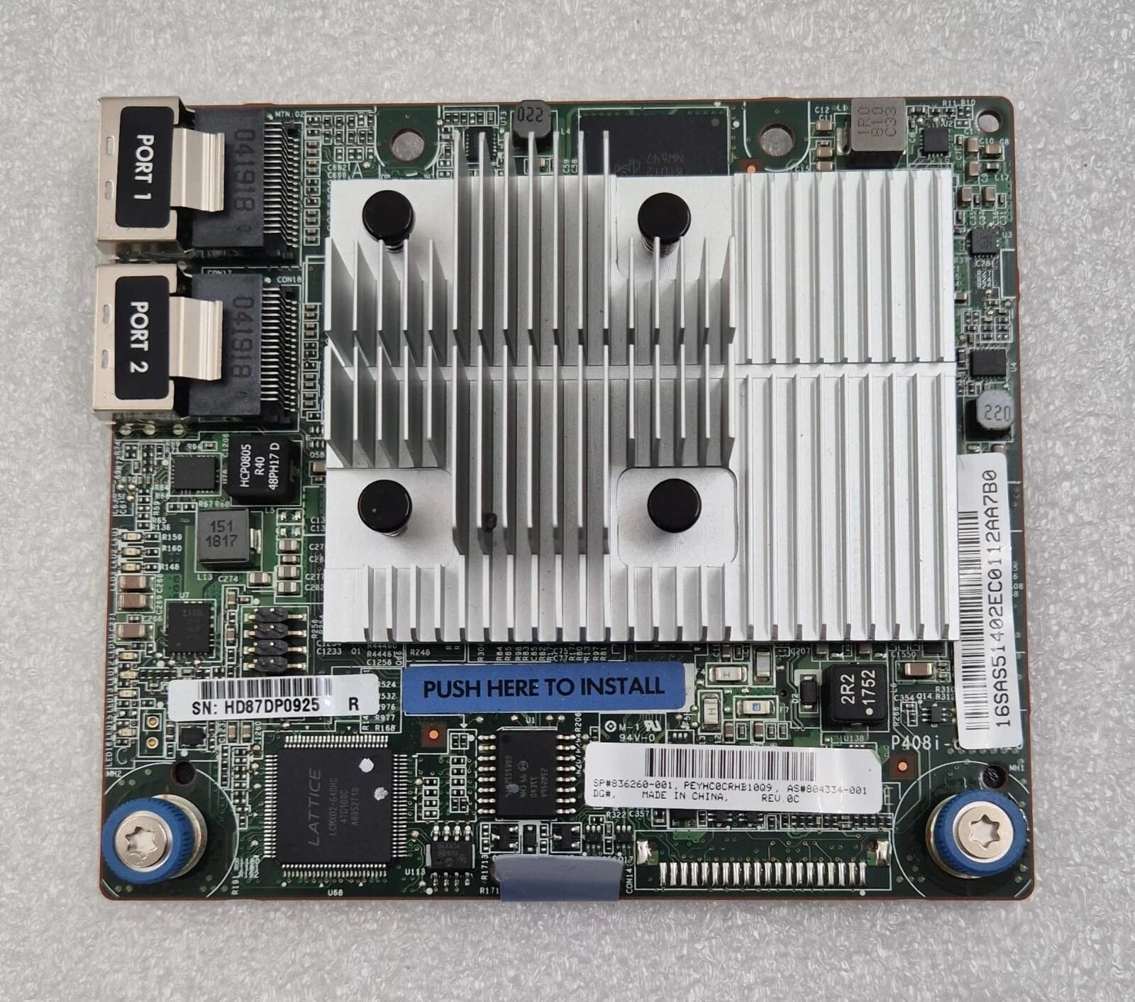 HPE P408i-a Gen10 836260-001 / 804334-001 Smart Array 12GB/s SAS Controller