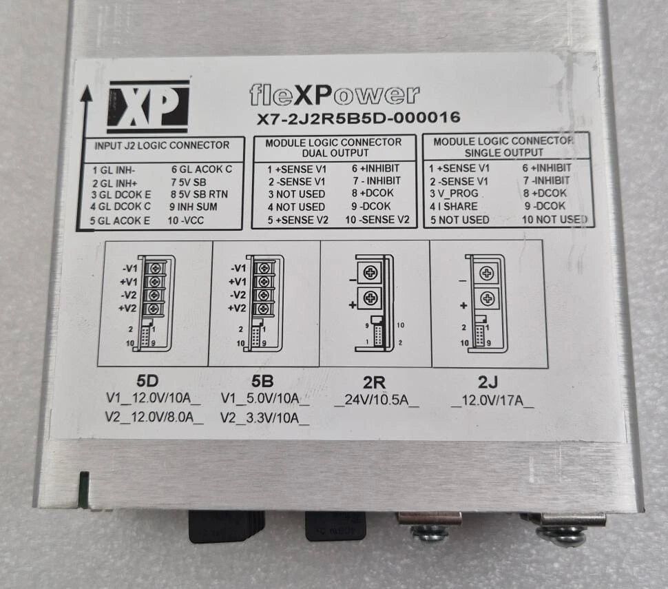 XP Power FleXPower X7-2J2R5B5D-000016 10014515 100-240VAC Modular Power Supply