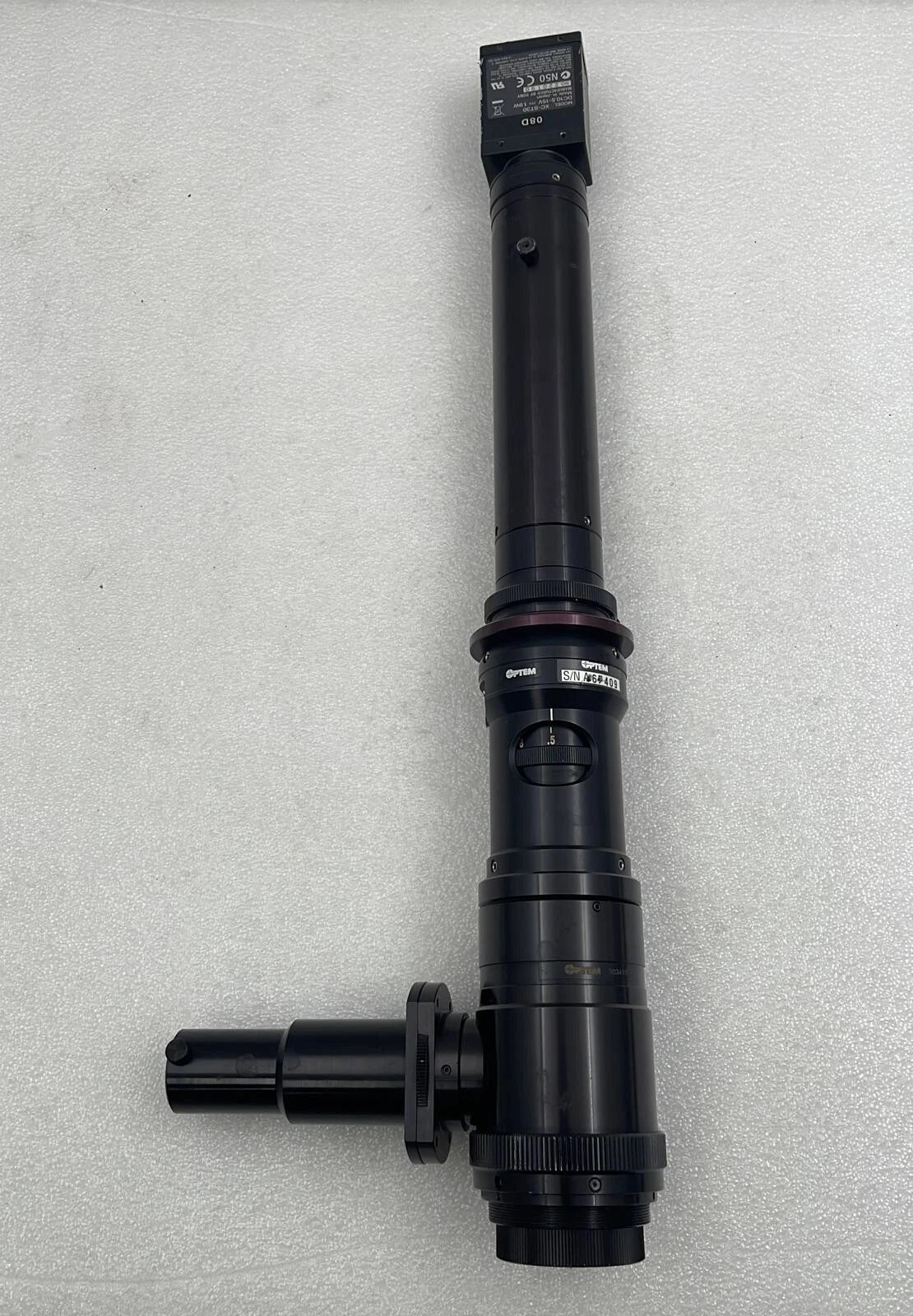 OPTEM 80-02-19 Optical Microscope Zoom Scope 330200 331220 303410 W/Sony XC-ST30