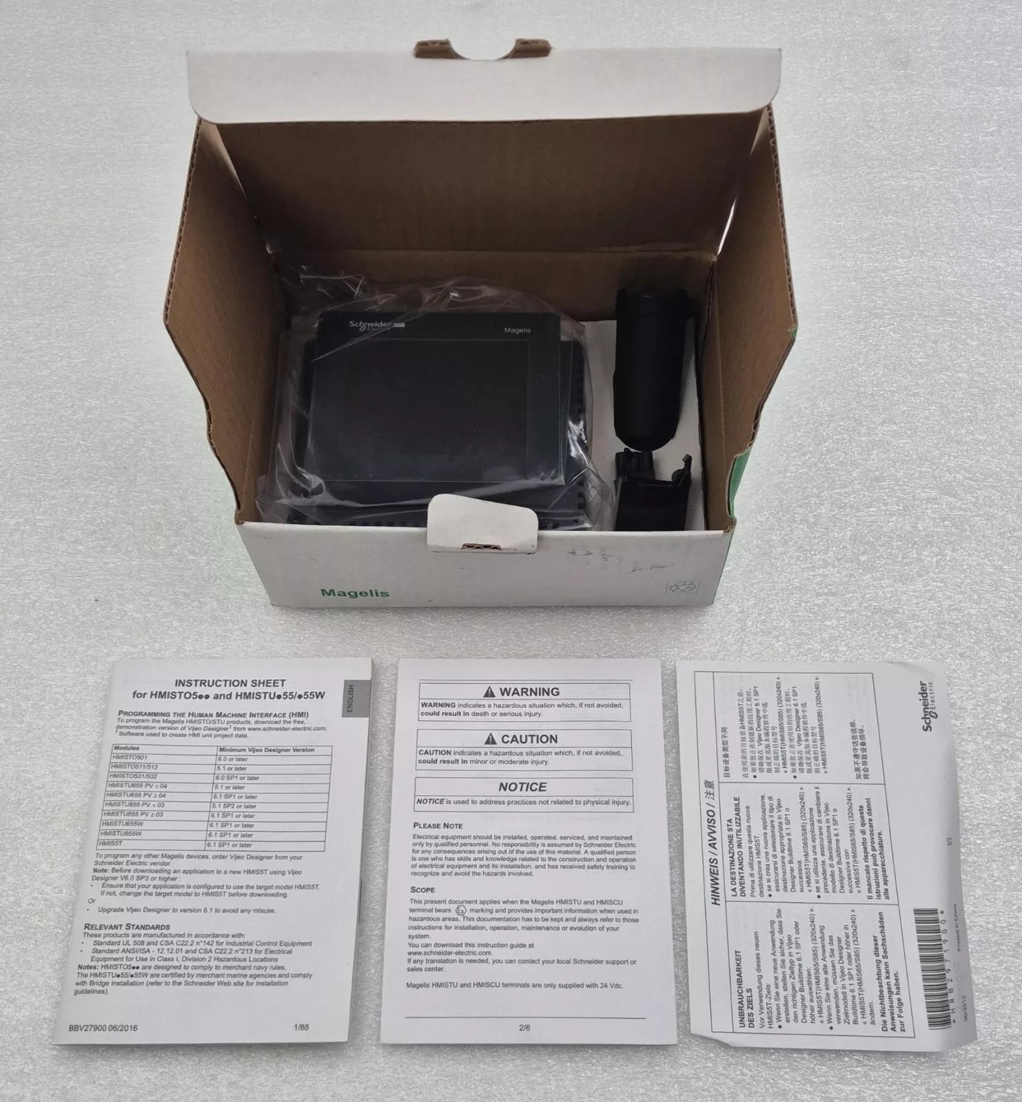 NEW - Schneider Electric HMISTU655 Touch Panel Screen 3.5" Color Magelis 409403