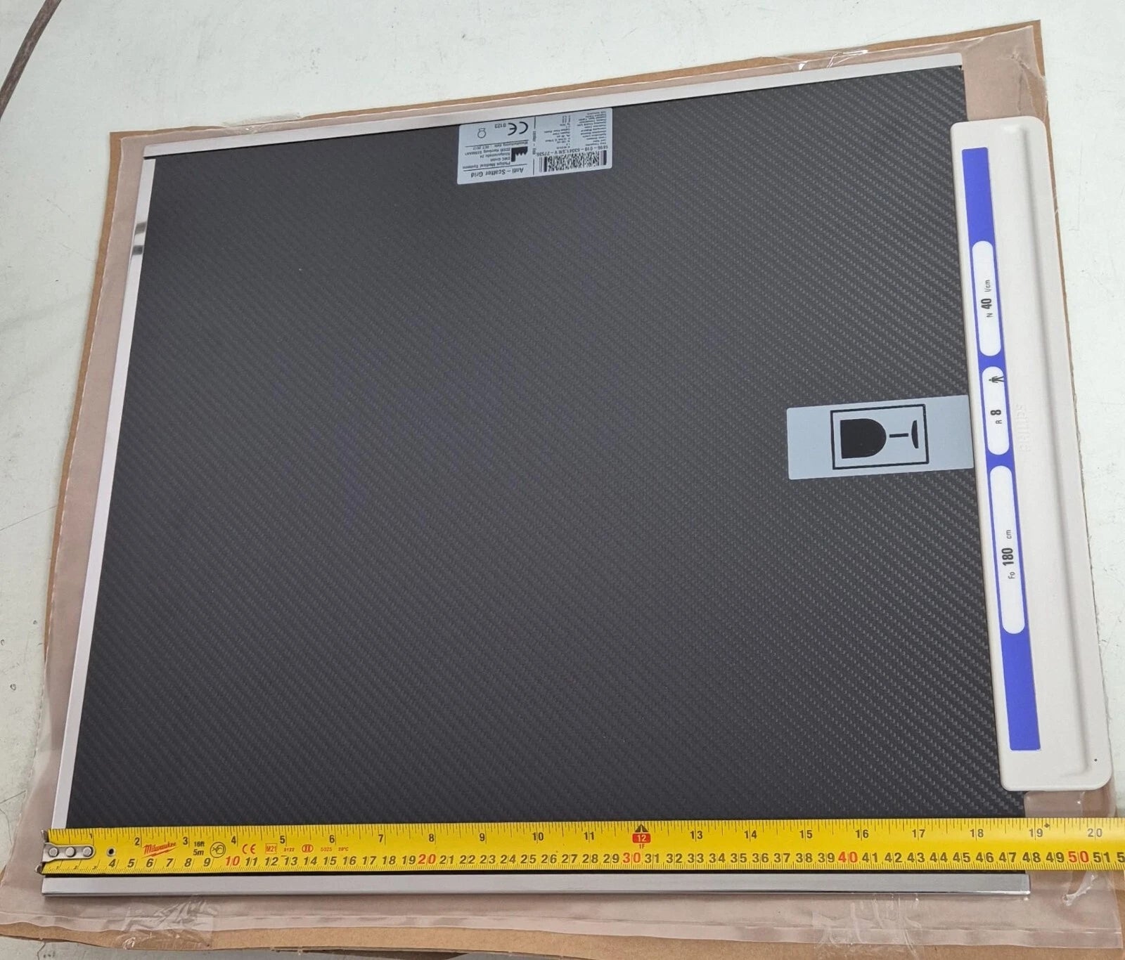 Philips Medical Anti Scatter Grid 9896-010-63041 for Focus 180cm N 40 l/cm