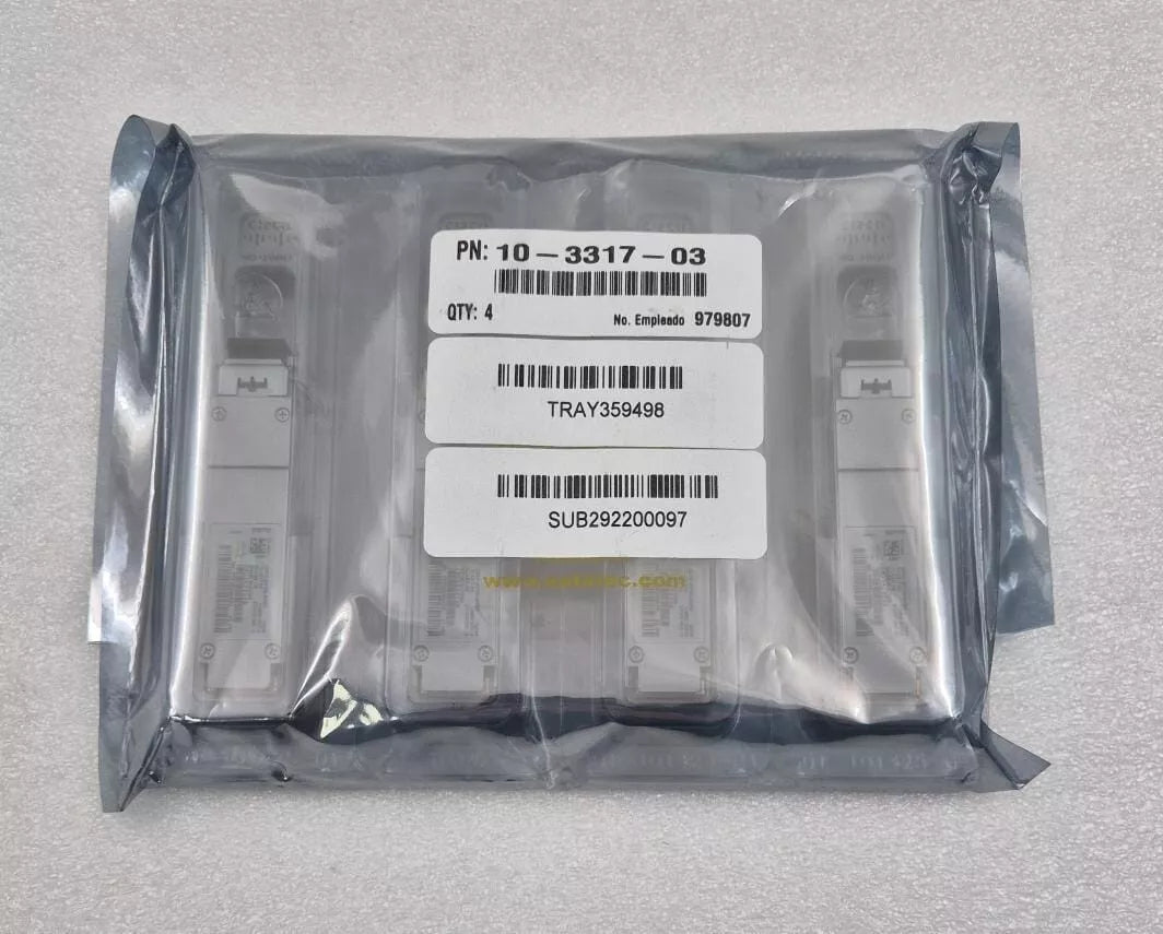 [LOT 4 PCS] NEW SEALED - CISCO QSFP-40/100-SRBD 10-3317-03 Transceiver 40-100G