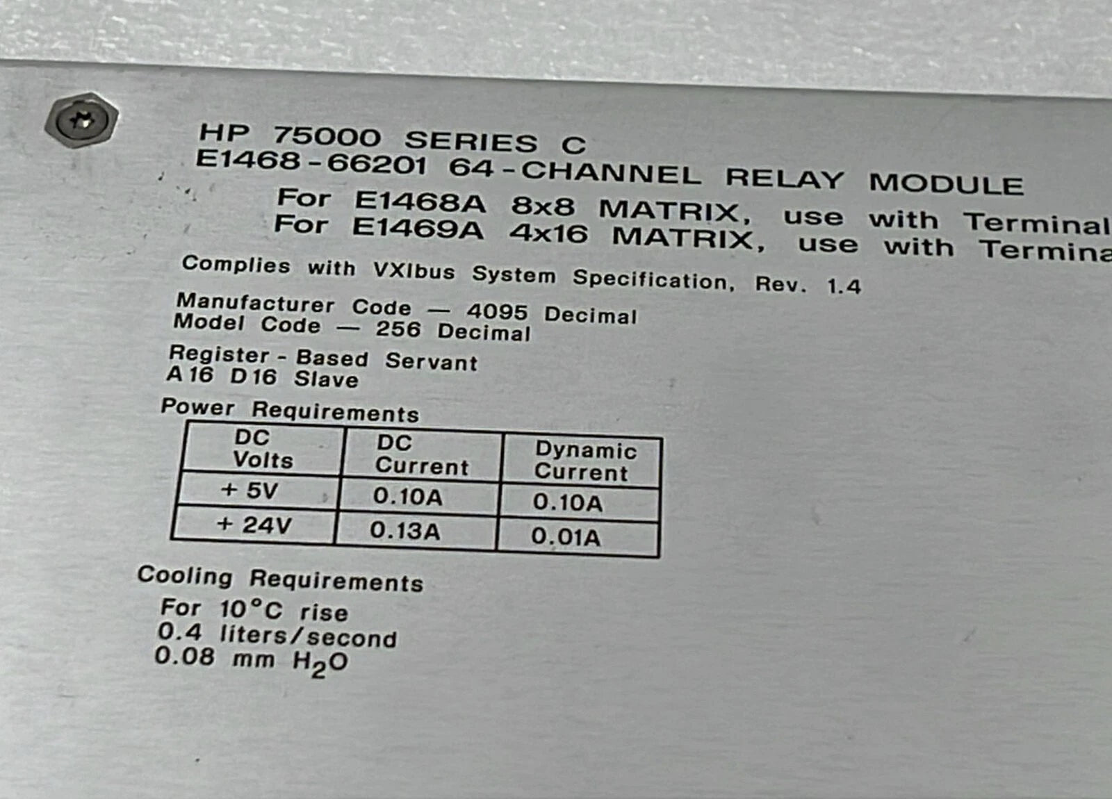 HP 75000 Series-C E1468-66201 64-Channel Relay Module E1469A.jpg