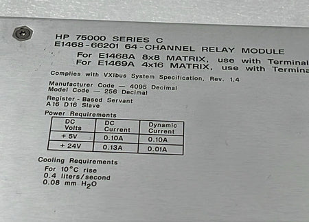 HP 75000 Series-C E1468-66201 64-Channel Relay Module E1469A.jpg