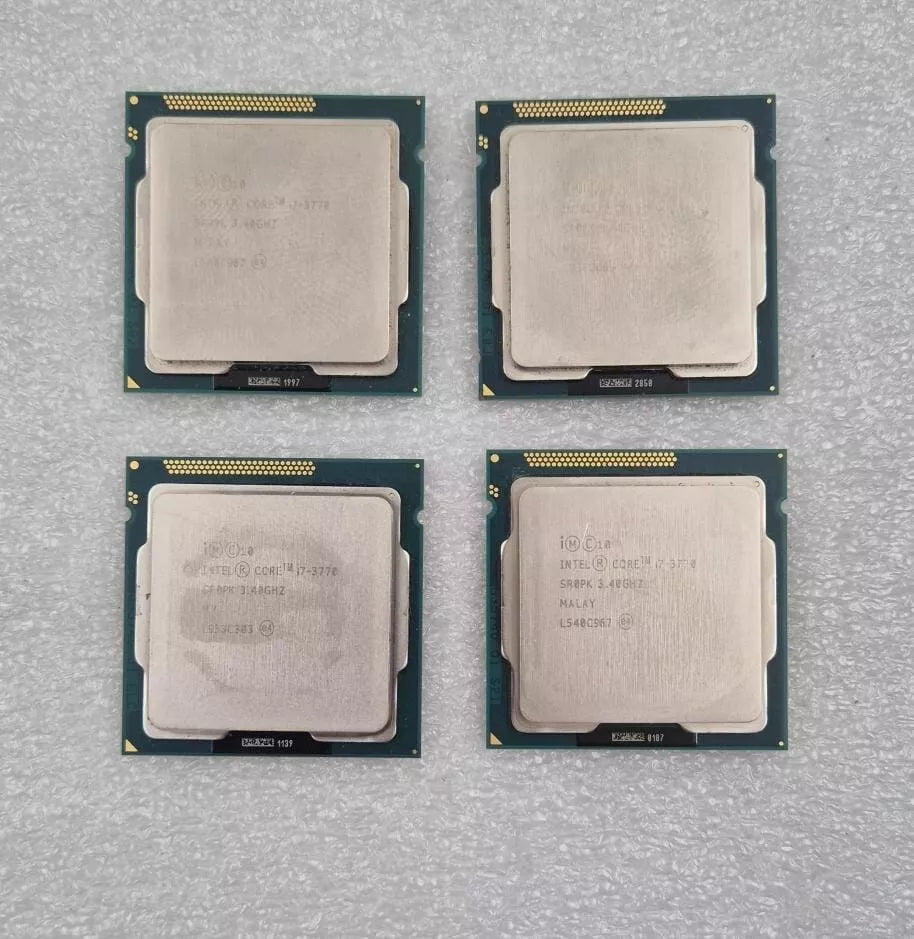 [LOT 4 PCS] INTEL CORE i7 i7-3770 SR0PK 3.40GHZ Quad-Core LGA 1155 CPU Processor