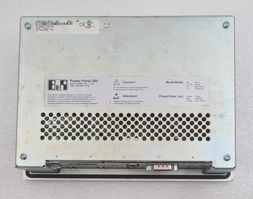 FOR PARTS - B&R Automation Power Panel 300 4PP320.0571-35 Rev. H0