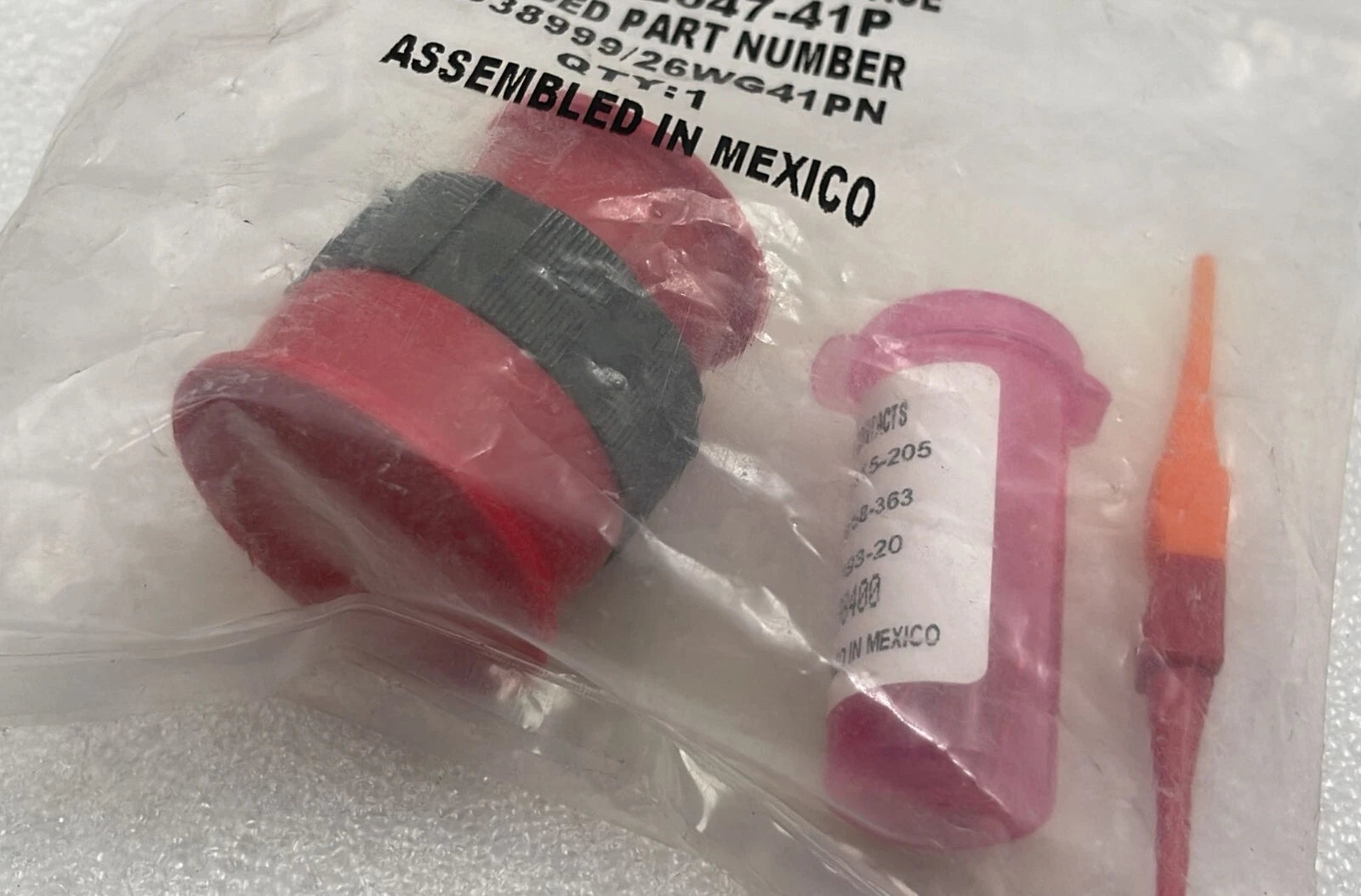 [LOT 2 PCS] Amphenol D38999/26WG41PN Circular MIL Spec Connector