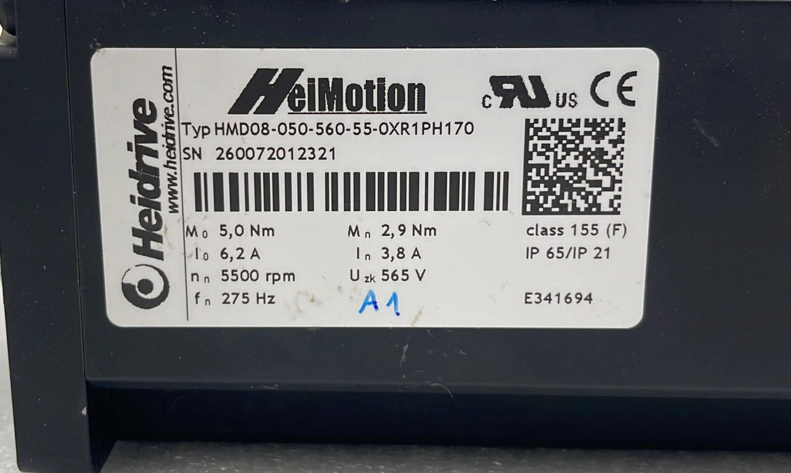 HEIDRIVE HEIMOTION HMD08-050-560-55-0XR1PH170 for HP INDIGO