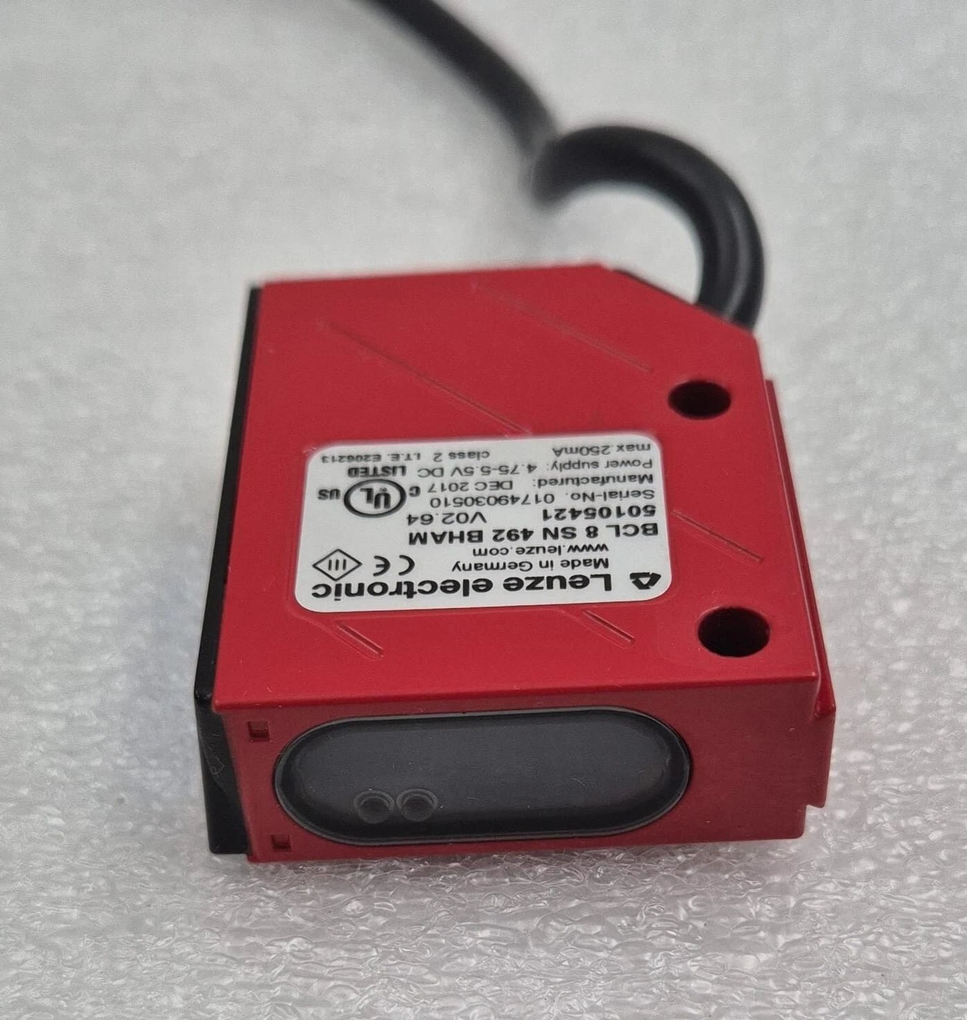 Leuze Electronic BCL 8 SN 492 BHAM 50105421 V02.64 Barcode Reader Sensor