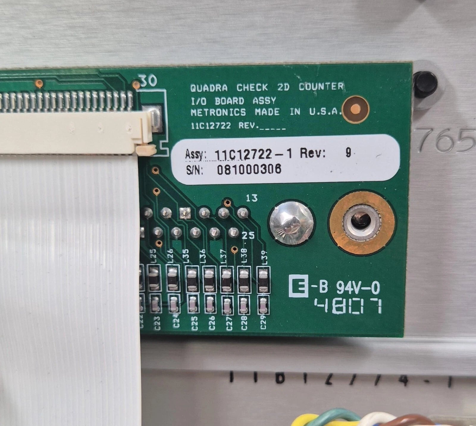 METRONICS QUADRA-CHEK 200 Model QC220-AR9 Digital Evaluation Display *FOR PARTS*