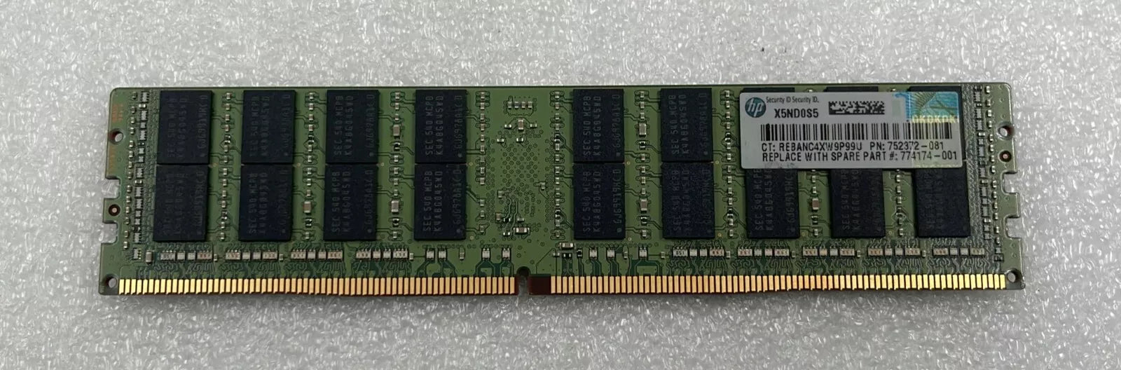 [LOT 8] SAMSUNG 32GB 4DRx4 PC4-2133P M386A4G40DM0-CPB0Q DDR4 HP 752372-081 RAM