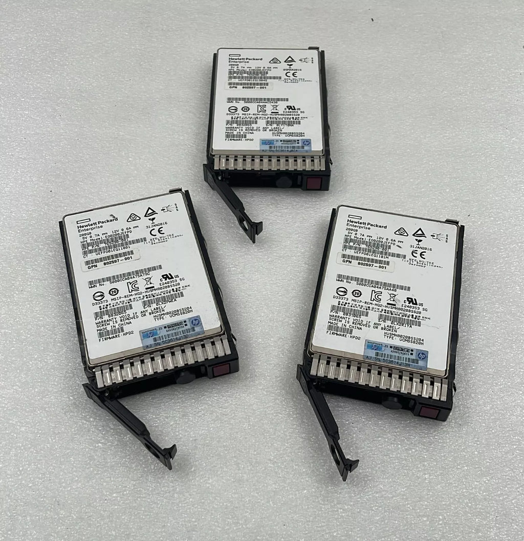 [LOT 3] HP 200G SSD SAS 2.5