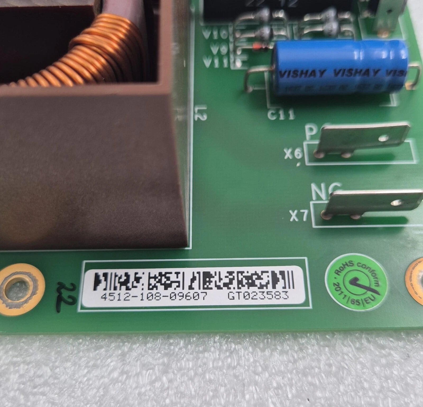 Philips Bucky Diagnost Rotor Control Board 4512-108-09607 PCB 4512 208 09606