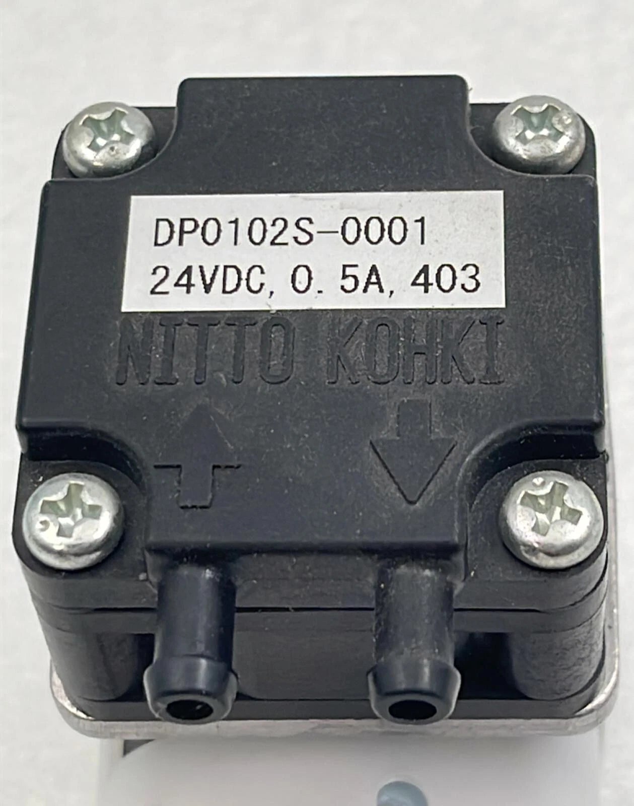 Nitto Kohki DP0102S-0001 Compressor Vacuum Pump 24Vdc 0.5A