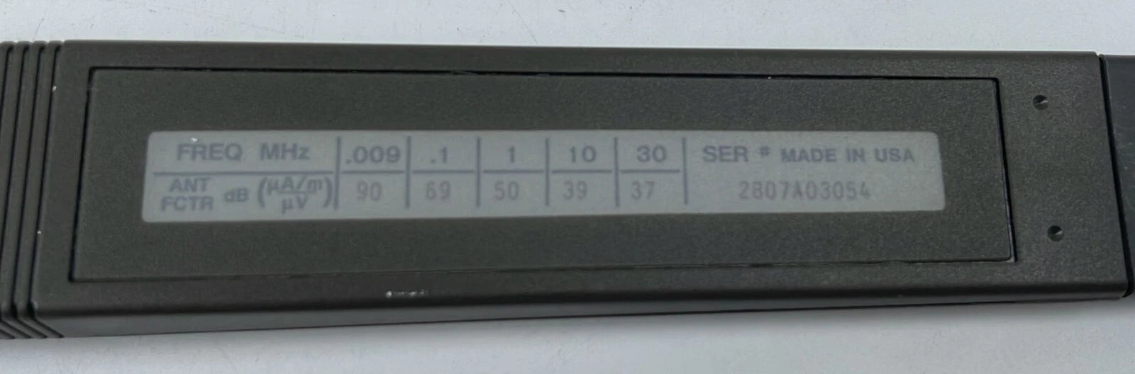 HP 11941A close-field probe measurement surface close-up