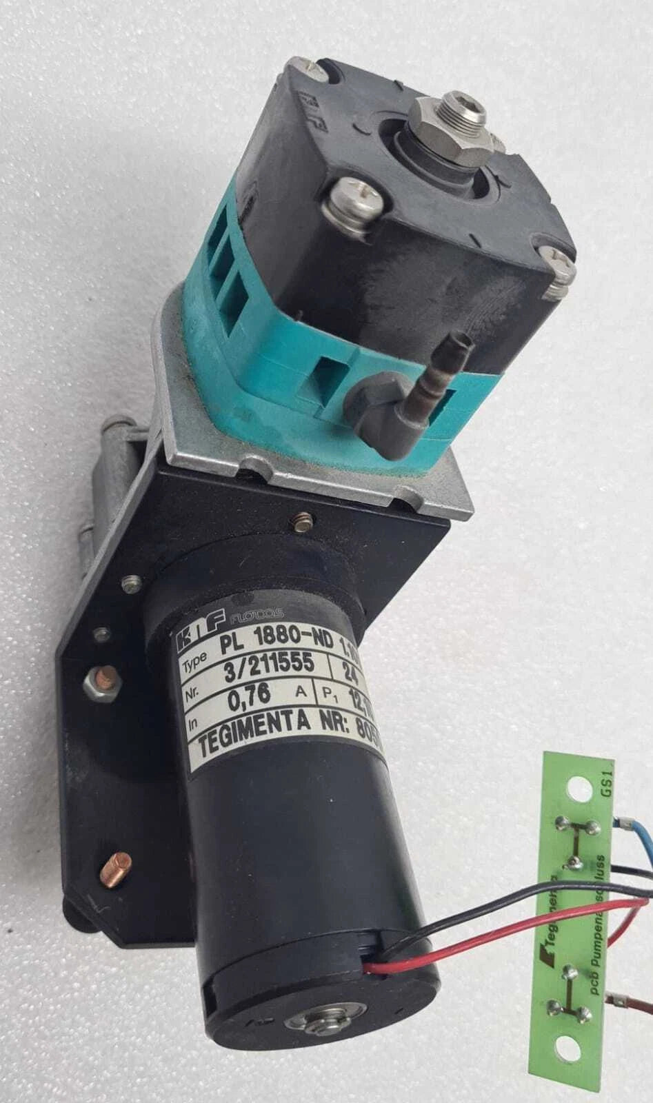 KNF PL1880-ND 1.100 24V PUMP Tegimenta 8056463 W/ 8057877 For Roche Cobas