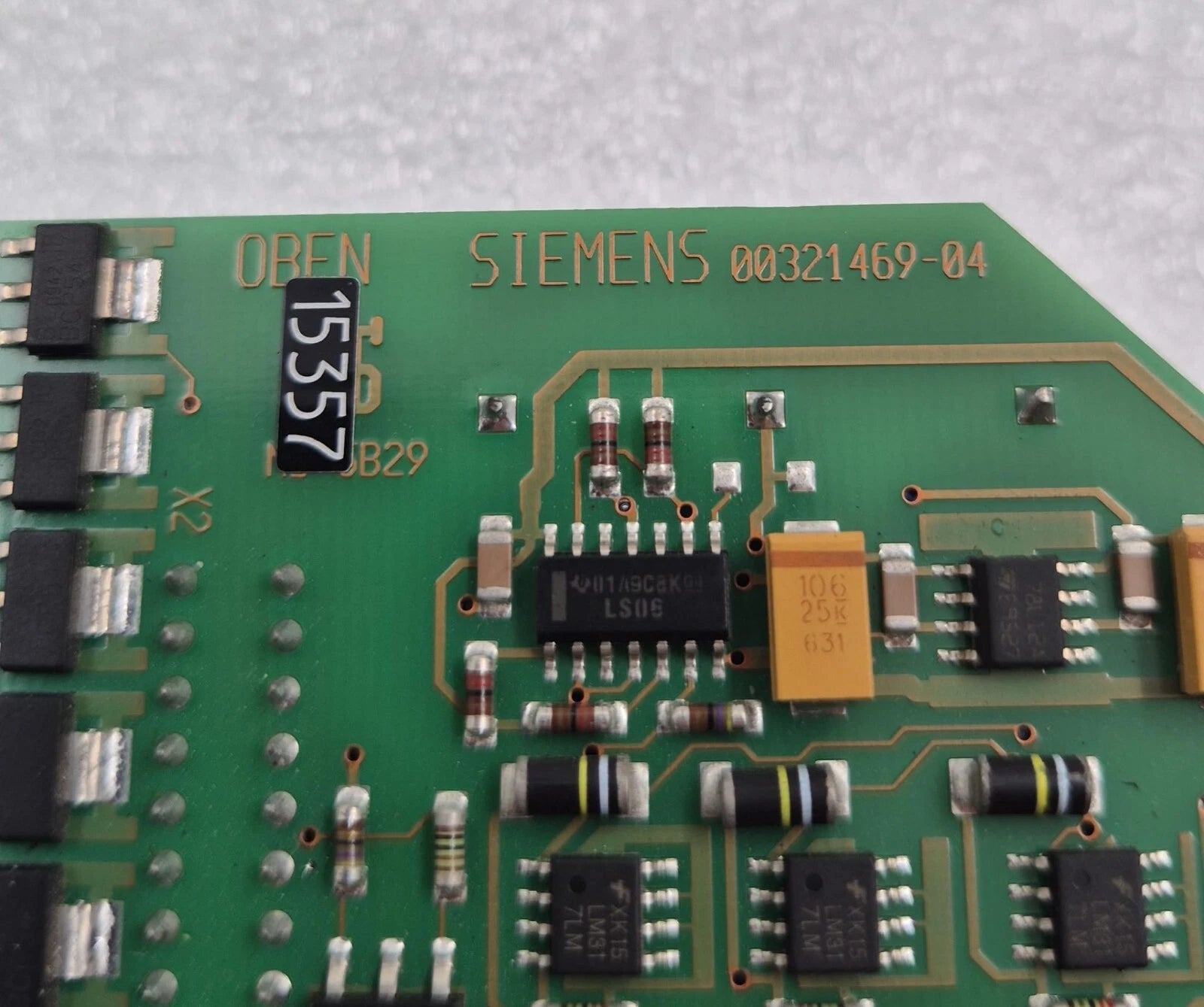 SIEMENS 00321469-04 CAMERA IMAGE BOARD DAUGHTER PCB