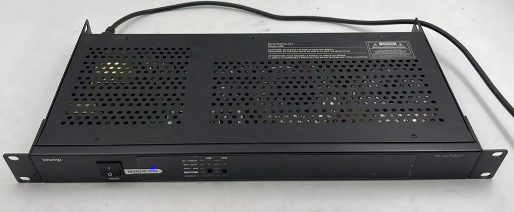 Biamp REVAMP 2120T 2-Channel Audio Power Digital Amplifier