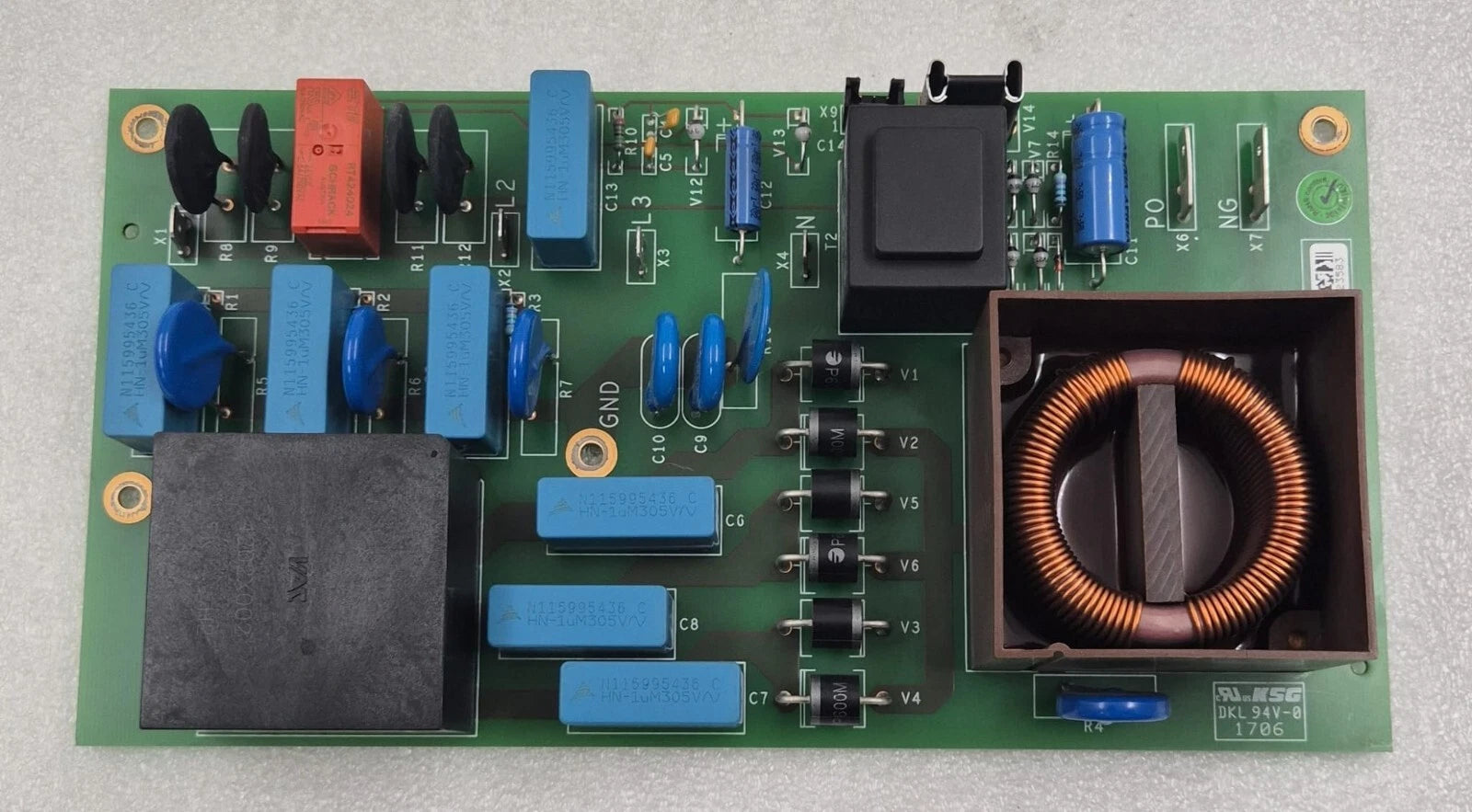 Philips Bucky Diagnost Rotor Control Board 4512-108-09607 PCB 4512 208 09606