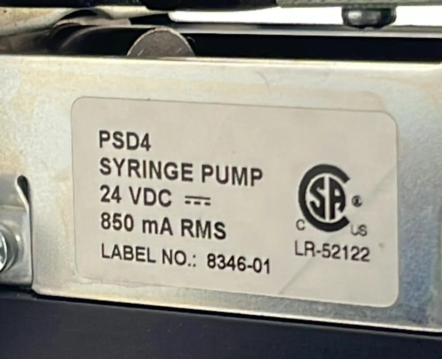 Hamilton PSD4 54848-01 24V Precision Syringe Pump