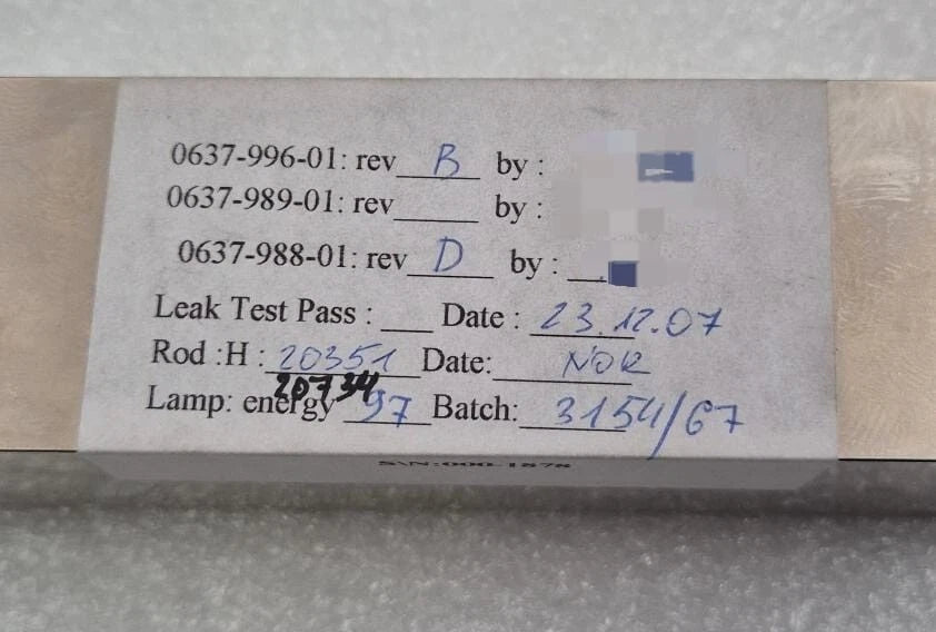 LUMENIS 0637-996-01 0637-989-01 0637-988-01 Laser Brick Lamp for POWERSUITE-20W