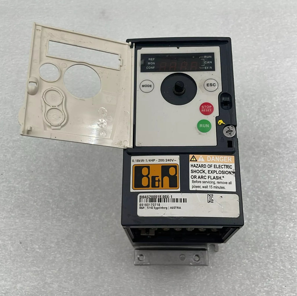 B&R Automation ACOPOSinverter X64 8I64S200018.000-1 0,18kW 0,25HP V5.1
