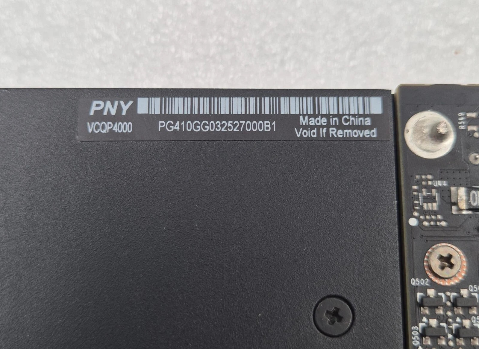 PNY Nvidia Quadro P4000 8GB DDR5 PCIe Graphics Video Card 699-5G410-0501-210 G