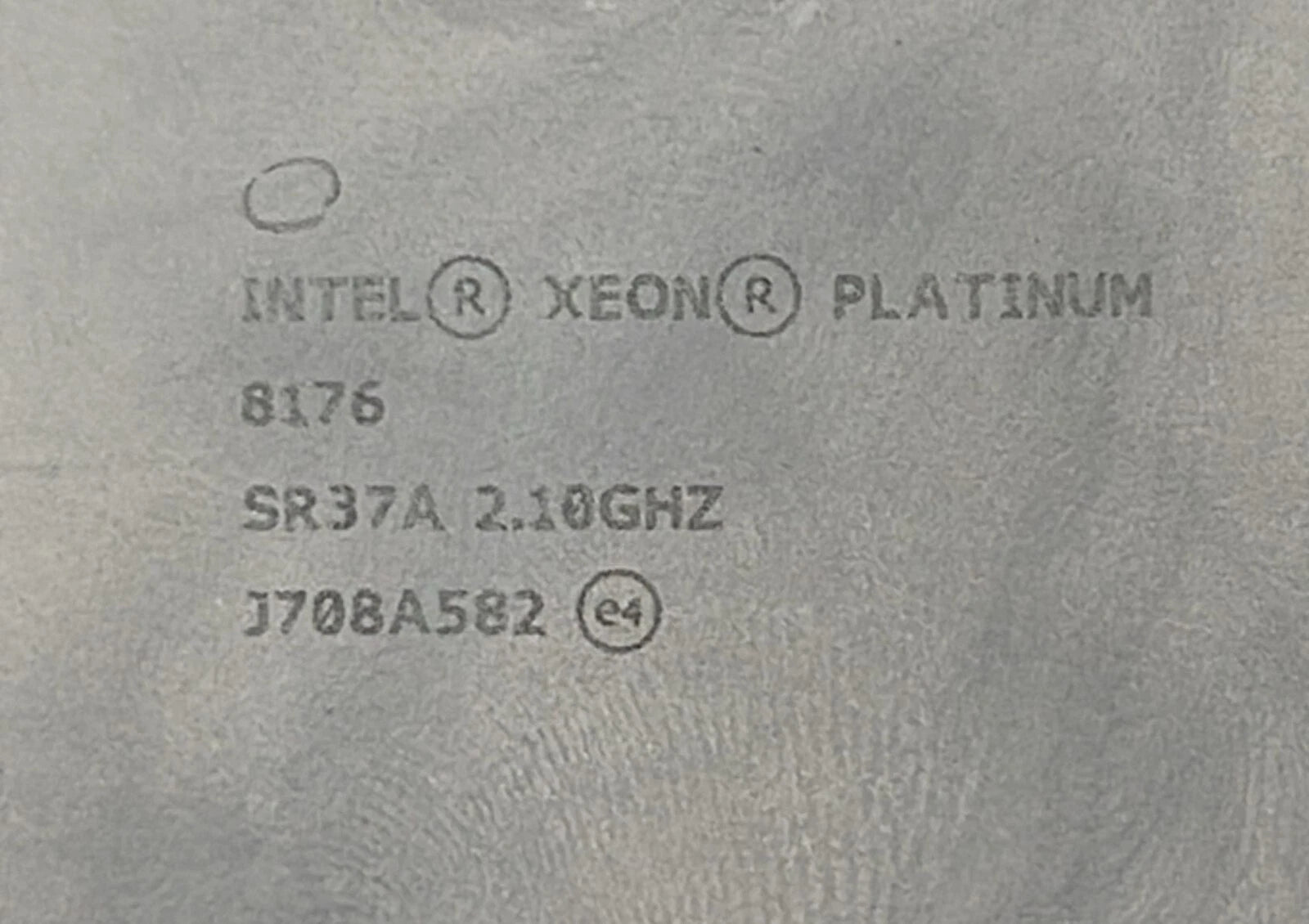 Intel Xeon Platinum  8176 SR37A 2.10GHZ CPU Processor