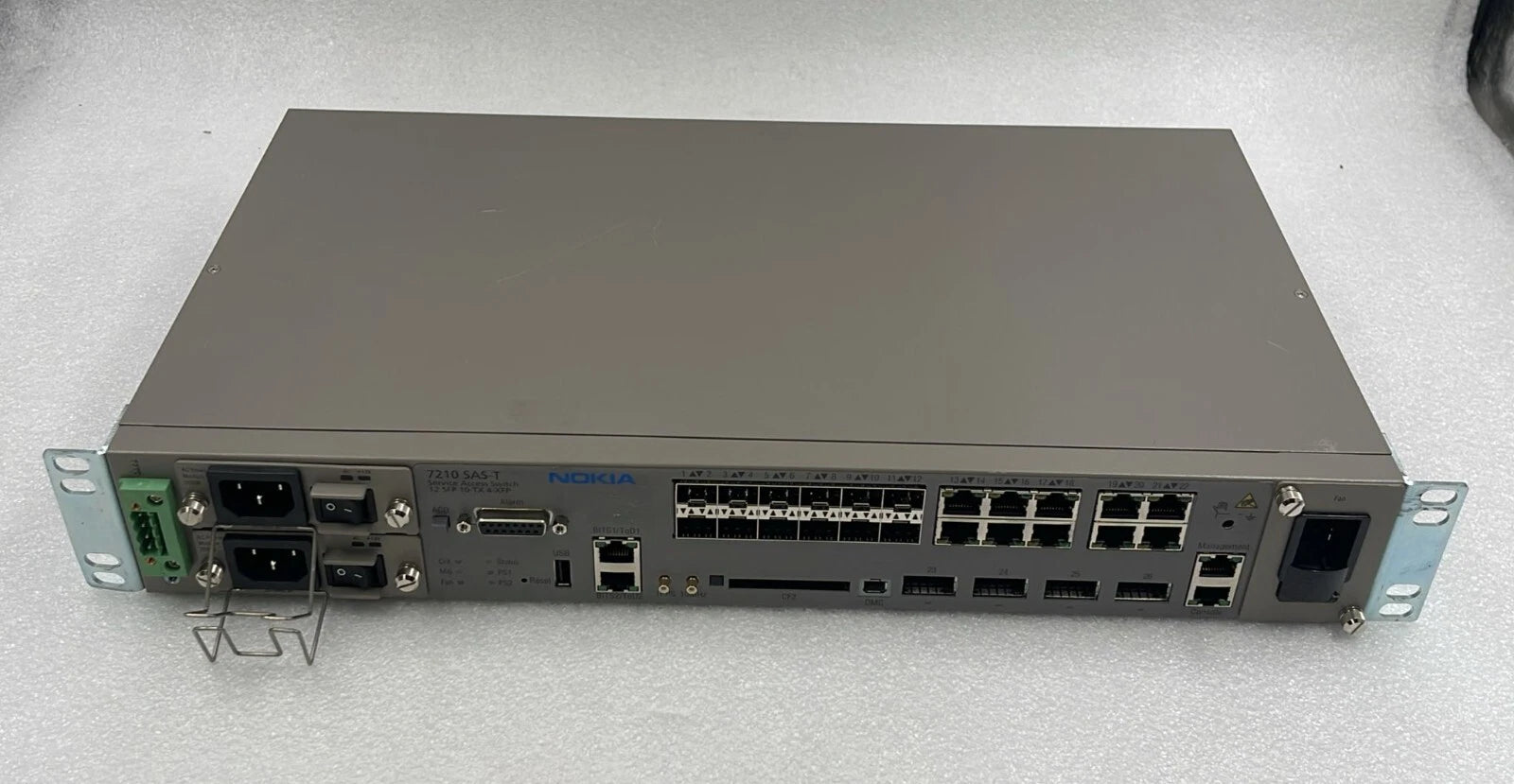 Nokia Alcatel-Lucent 7210 SAS-T Service Access Switch 12-SFP 10-TX 4-XFP