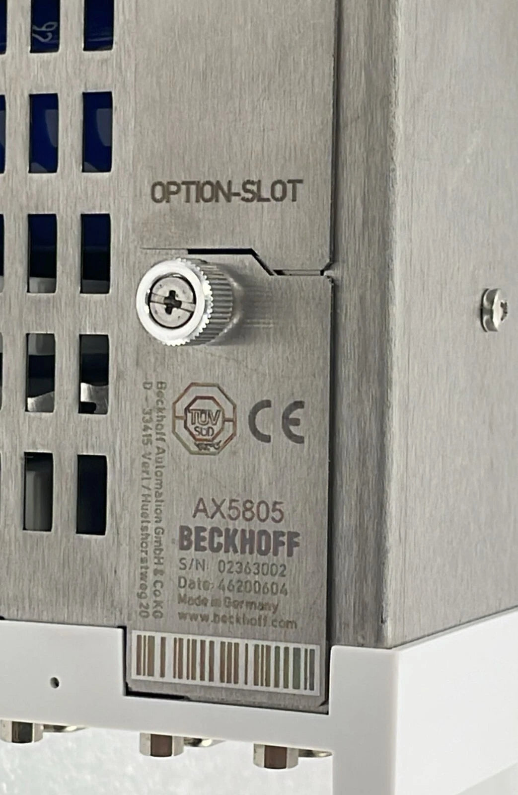 BECKHOFF AX5206-0000-0200 Digital Compact Servo Drive 2-channel W/ AX5805