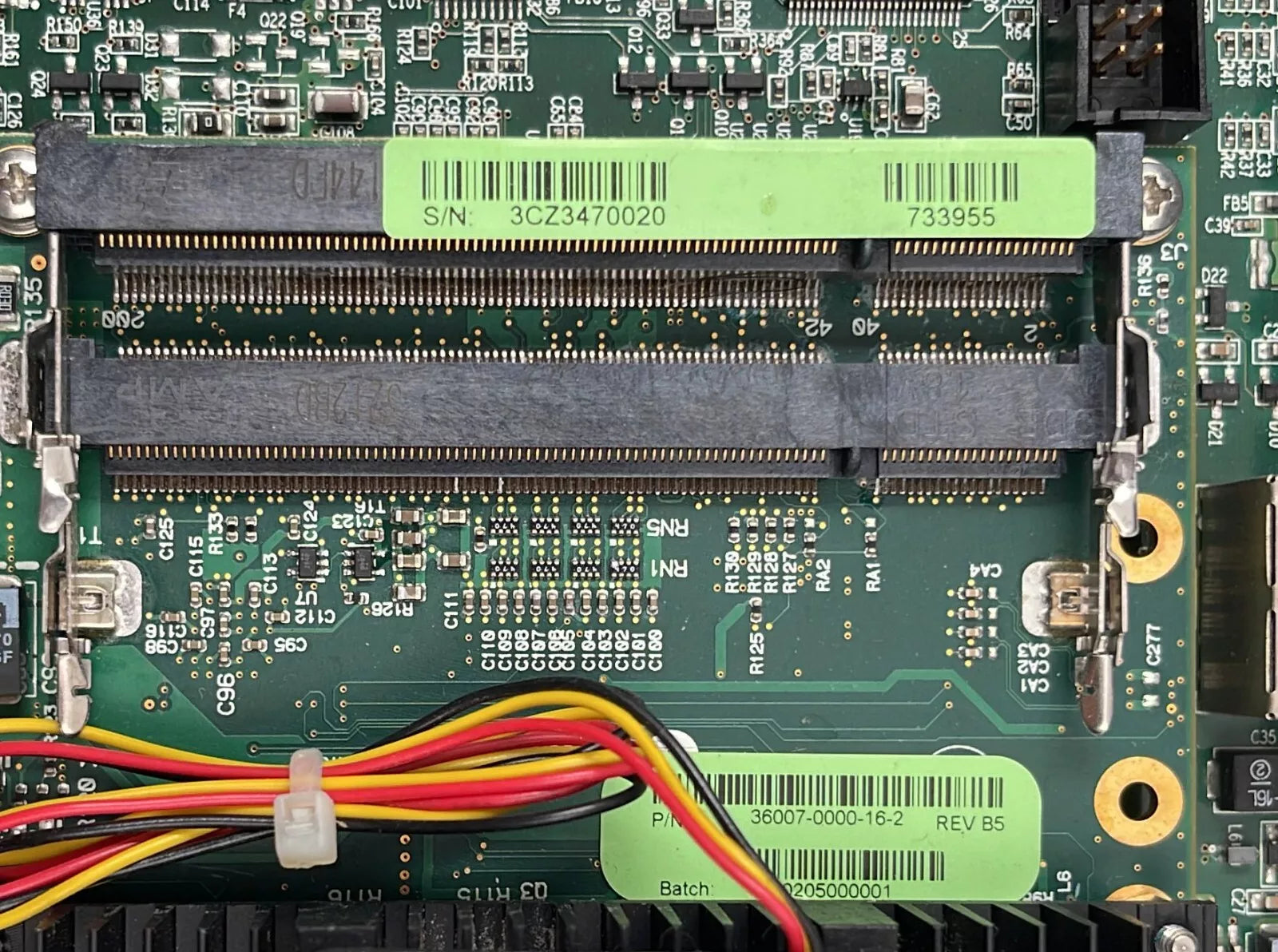 Kontron 801-138 771-119-D0 embedded industrial control board with heatsink and I/O ports