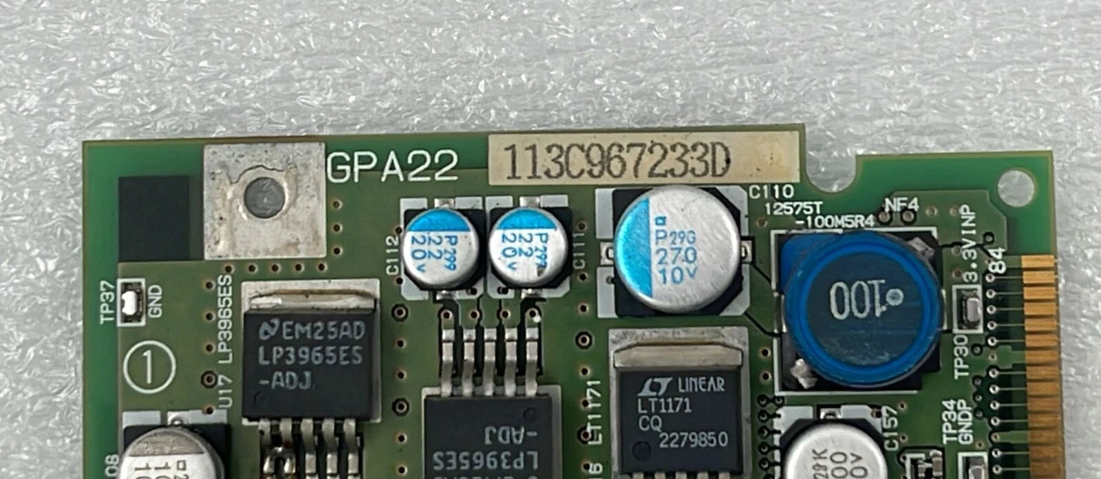 FujiFilm GPA22 Control Board 113C967233D PCB 113D967234