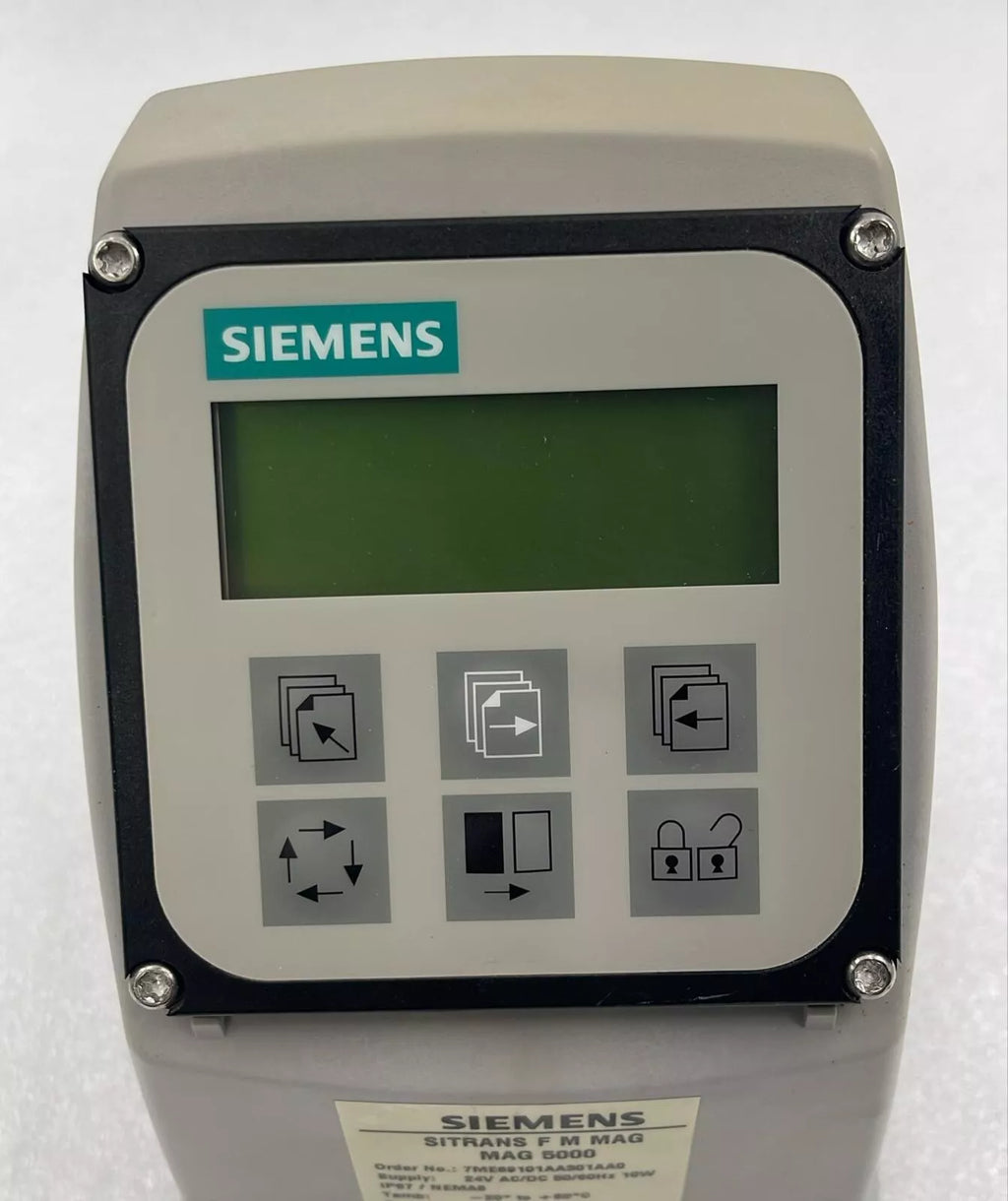 SIEMENS 7ME69101AA301AA0 SITRANS F M MAGFLO MAG 5000