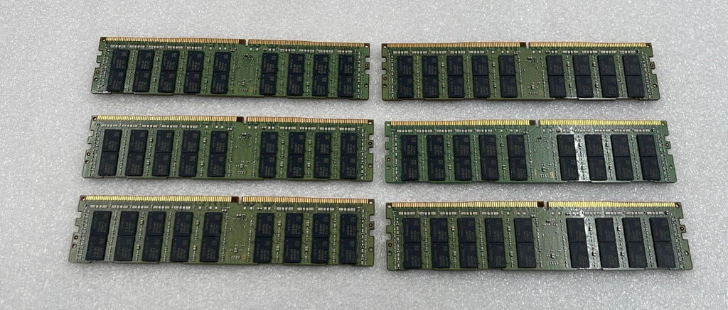 LOT 6 PCS- SAMSUNG 32GB 2Rx4 PC4-2400T M386A4K40BB0-CRC4Q DDR4 Server Memory RAM