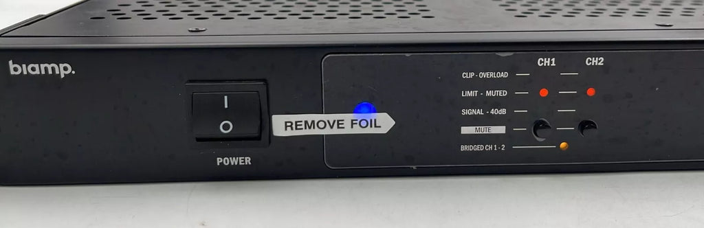 Biamp REVAMP 2120T 2-Channel Audio Power Digital Amplifier