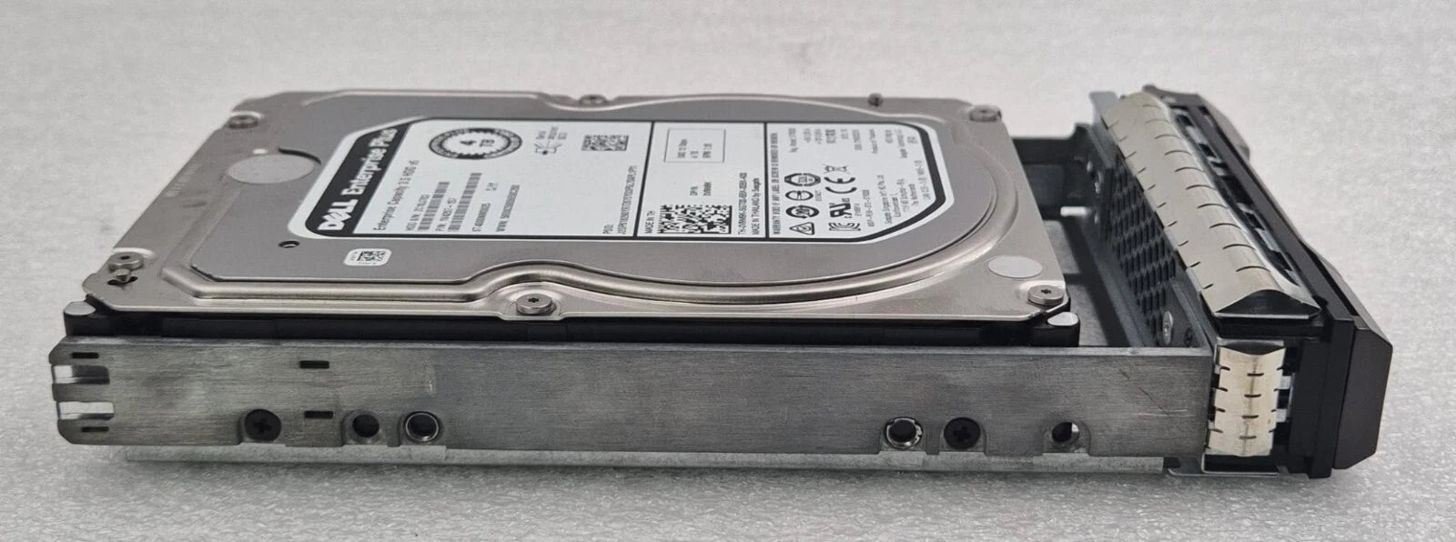 Dell 4TB 3.5 inch HDD side profile