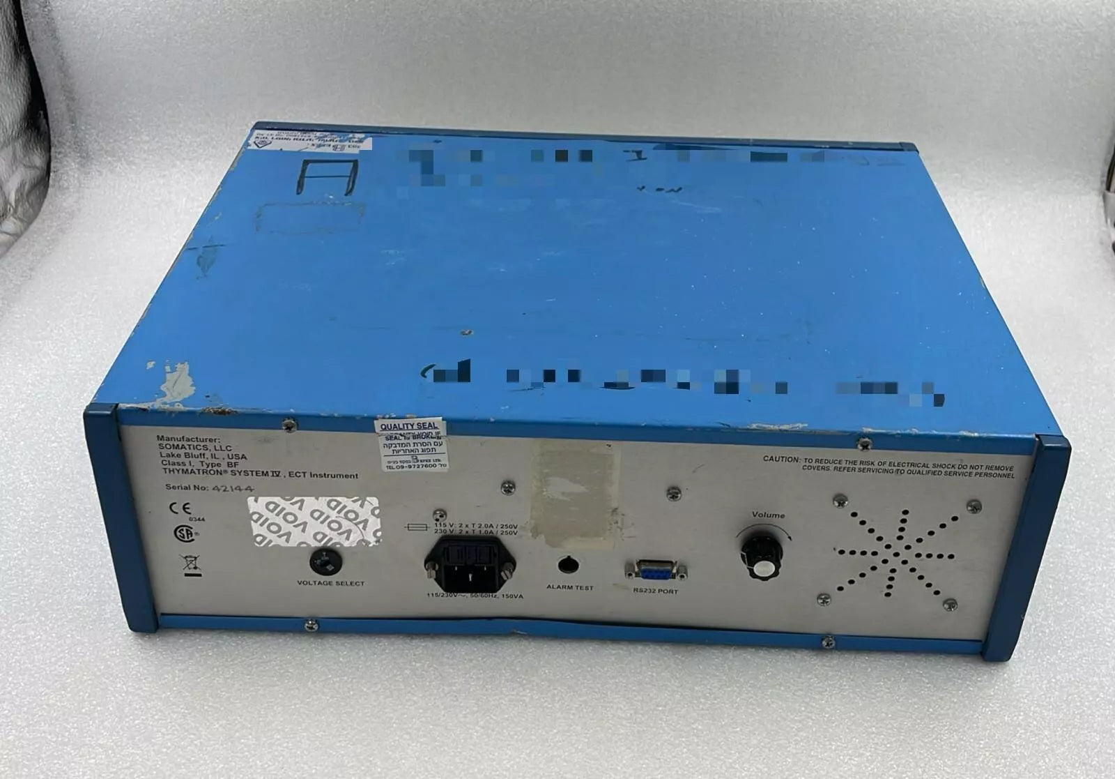 Somatics Thymatron System IV ECT Instrument