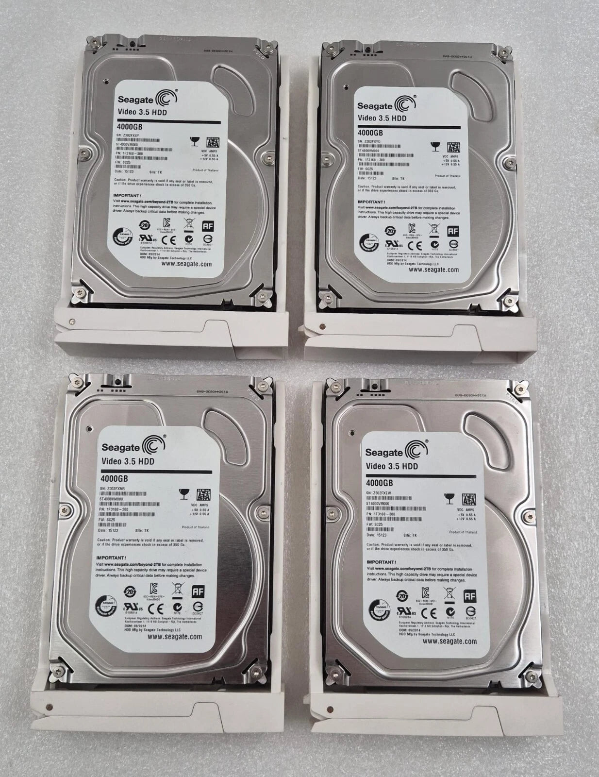 Qnap TS-451 Network Attached Storage NAS 4-Bay Personal Cloud W/ 4* HDD 4000GB