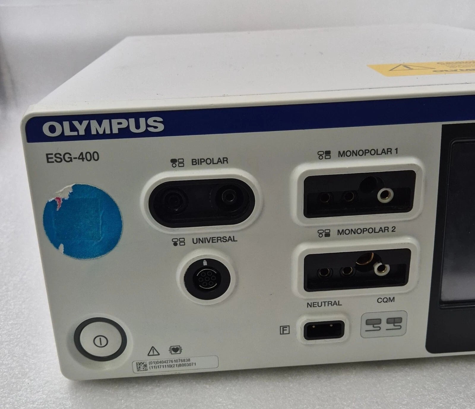 OLYMPUS PK TECHNOLOGY ESG-400 HF GENERATOR UNIT WB91051W **FOR PARTS**