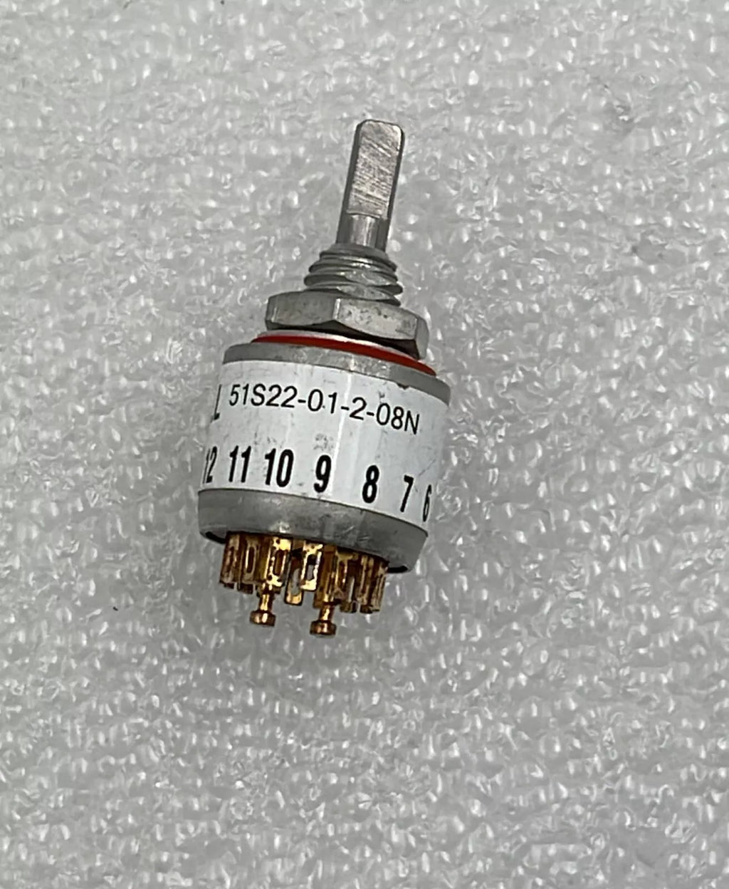 [LOT OF 10 PCS] Grayhill 51S22-01-2-08N SWITCH ROTARY 8POS 150MA 115V