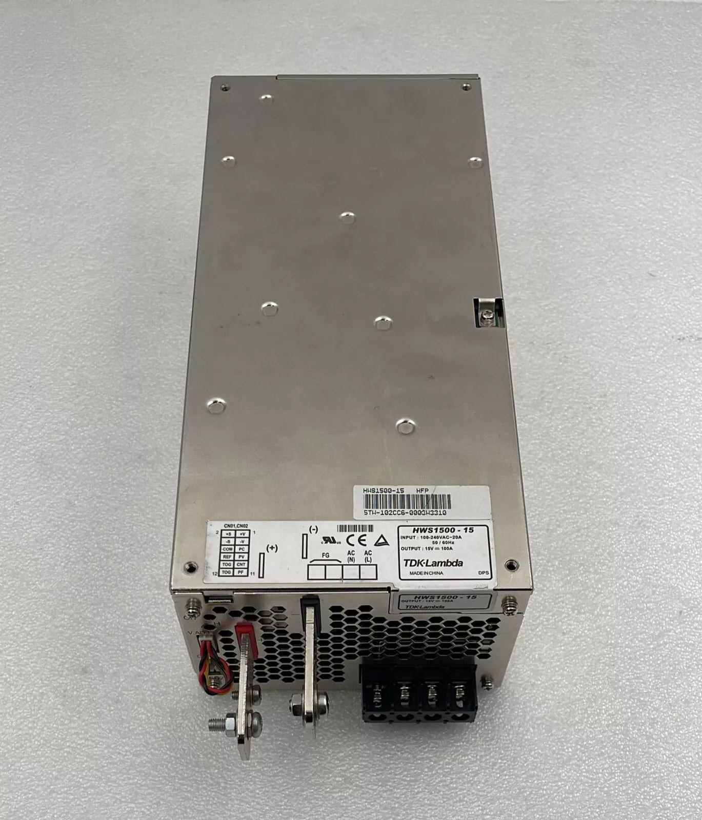 TDK-Lambda HWS1500-15 Switching Mode Power Supply Module 15V 100A
